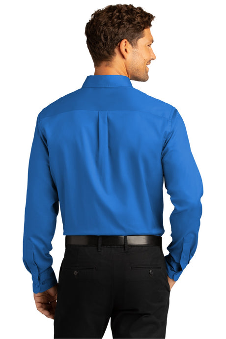 Port Authority Long Sleeve SuperPro React Twill Shirt. W808 2 of 2 Mens Apparel Shirts & Tops
