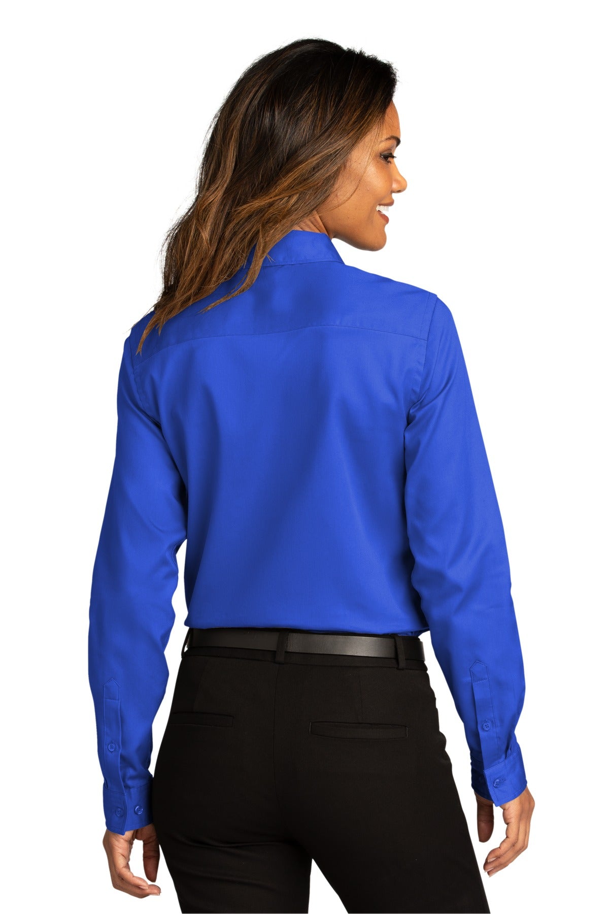 Port Authority Ladies Long Sleeve SuperPro ReactTwill Shirt. LW808 Womens Apparel Shirts & Tops