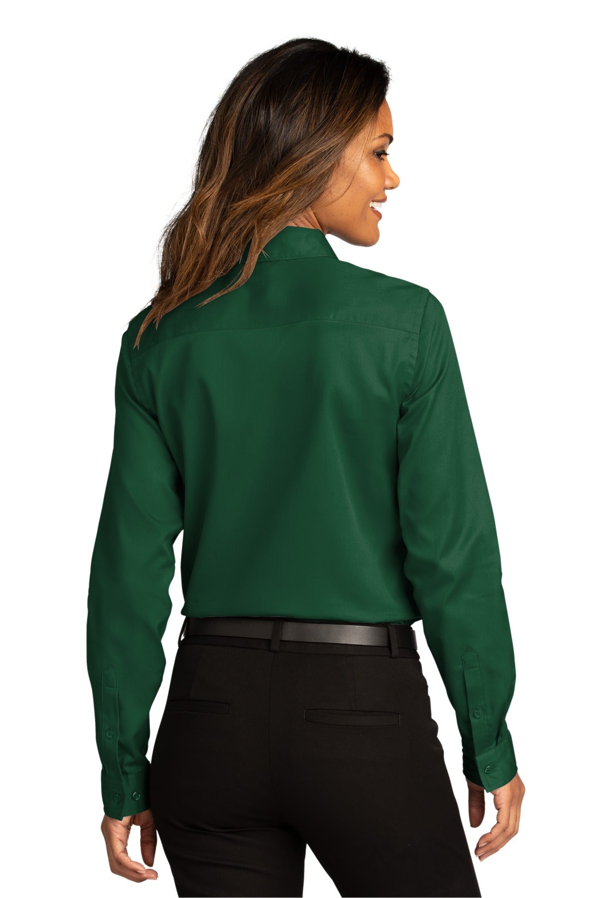 Port Authority Ladies Long Sleeve SuperPro ReactTwill Shirt. LW808 Womens Apparel Shirts & Tops