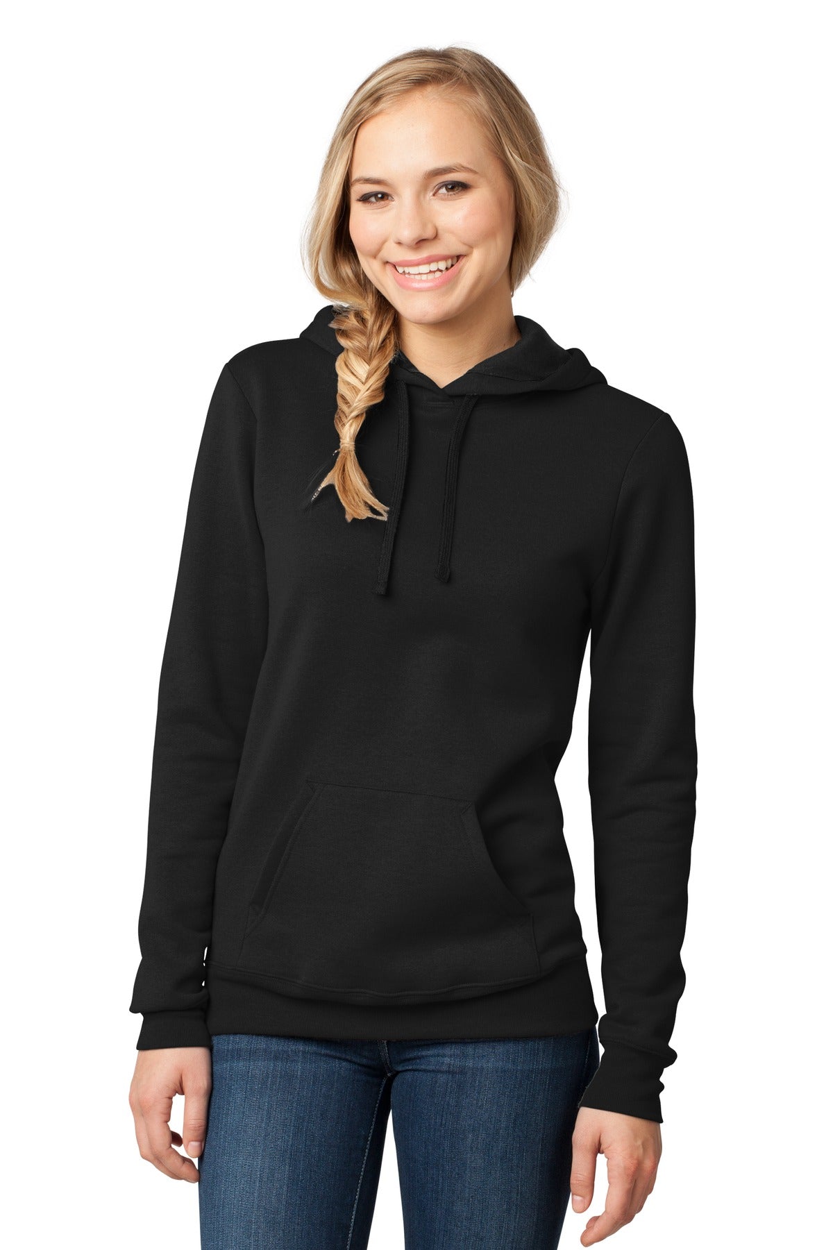 District - Juniors The Concert Fleece Hoodie. DT811 Womens Apparel Sweatshirts & Fleece
