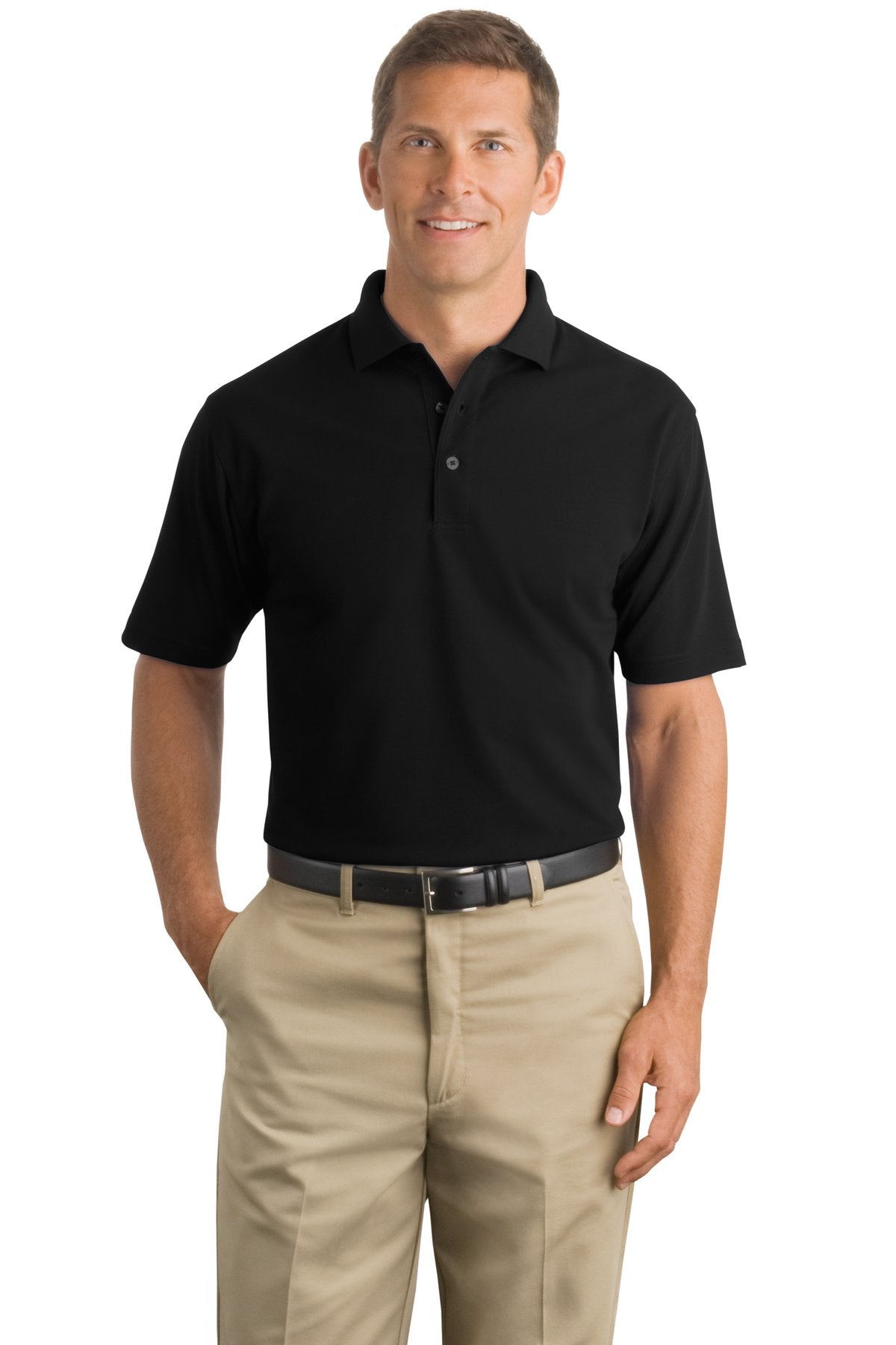 CornerStone Men's Industrial Pique Polo. CS402 Mens Apparel Shirts & Tops
