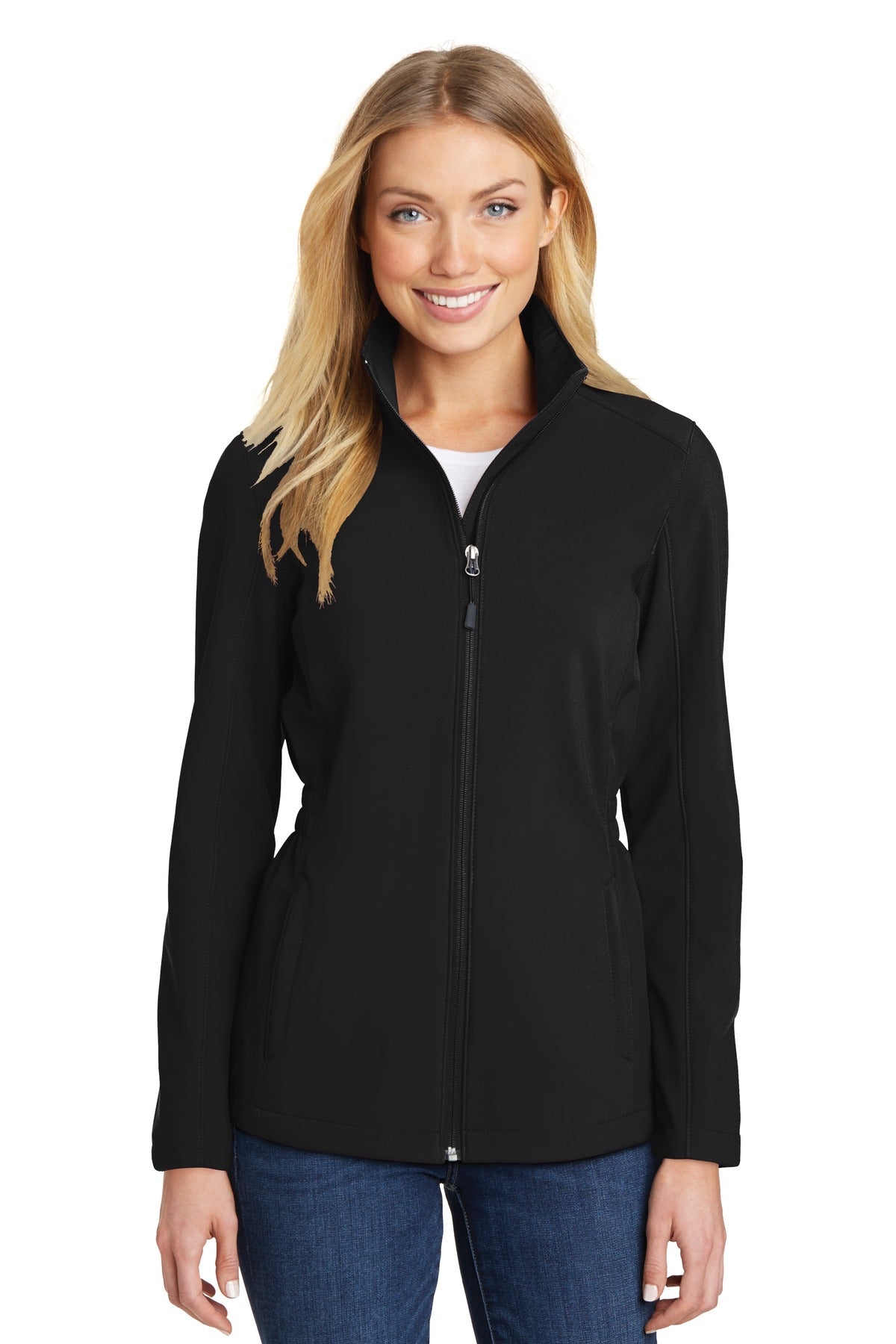 Port Authority Ladies Cinch-Waist Soft Shell Jacket. L334 Womens Apparel Jackets & Vests