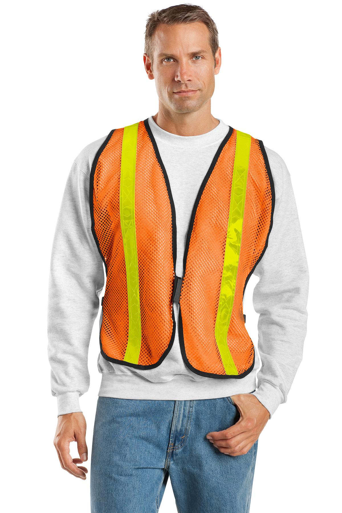 Port Authority Mesh Enhanced Visibility Vest. SV02 Mens Apparel Jackets & Vests