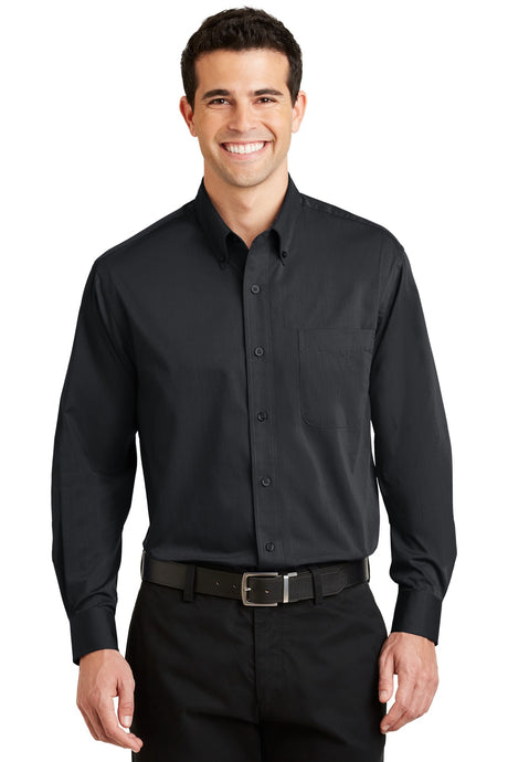 Port Authority Tonal Pattern Easy Care Shirt. S613 Mens Apparel Shirts & Tops