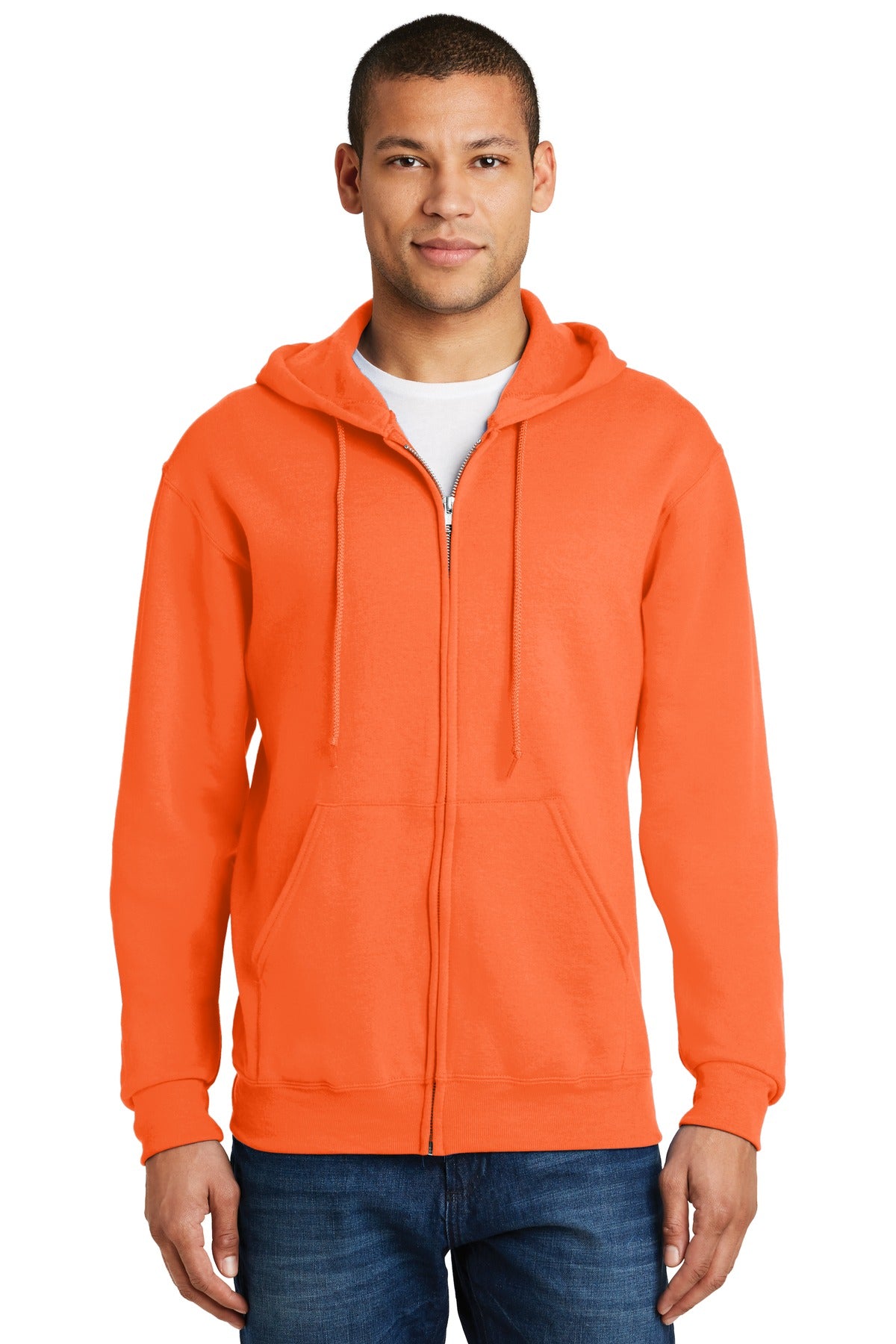 JERZEES Men's NuBlend Full-Zip Hooded Sweatshirt JERZEES