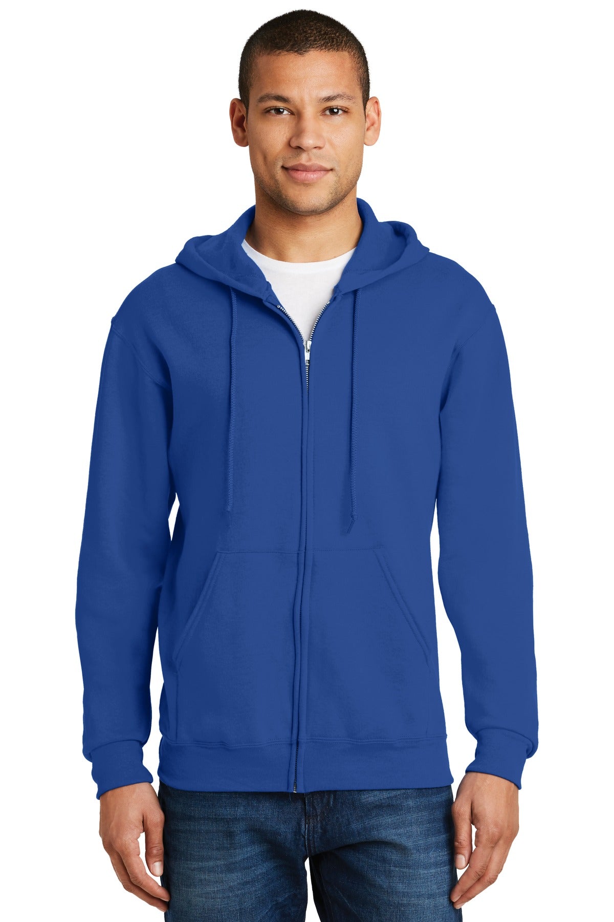 JERZEES Men's NuBlend Full-Zip Hooded Sweatshirt JERZEES