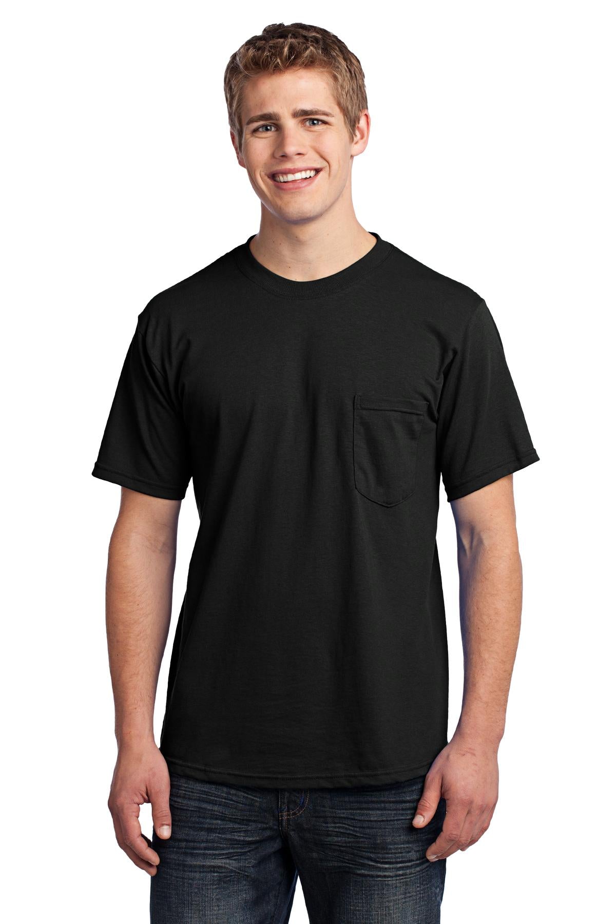 Port & Company - Men's All-American Pocket Tee Mens Apparel Shirts & Tops