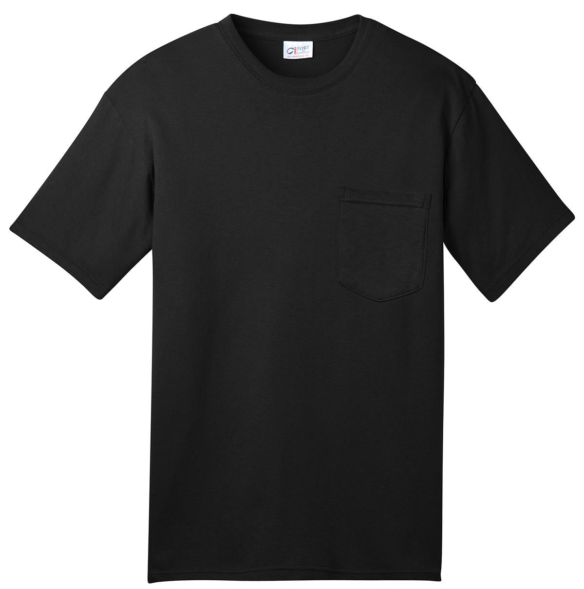 Port & Company - Men's All-American Pocket Tee Mens Apparel Shirts & Tops