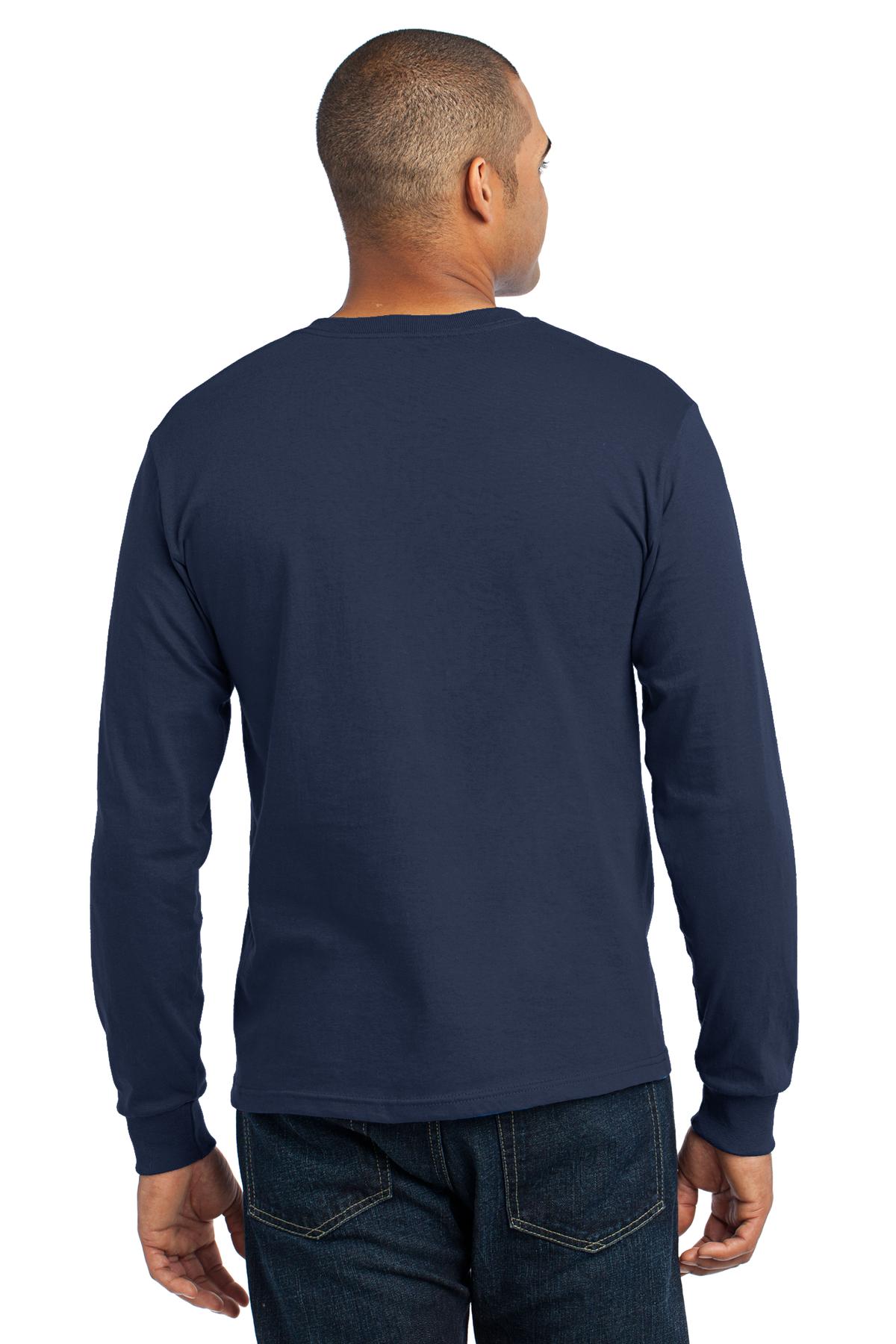 Port & Company - Adult Long Sleeve All-American Tee Mens Apparel Shirts & Tops