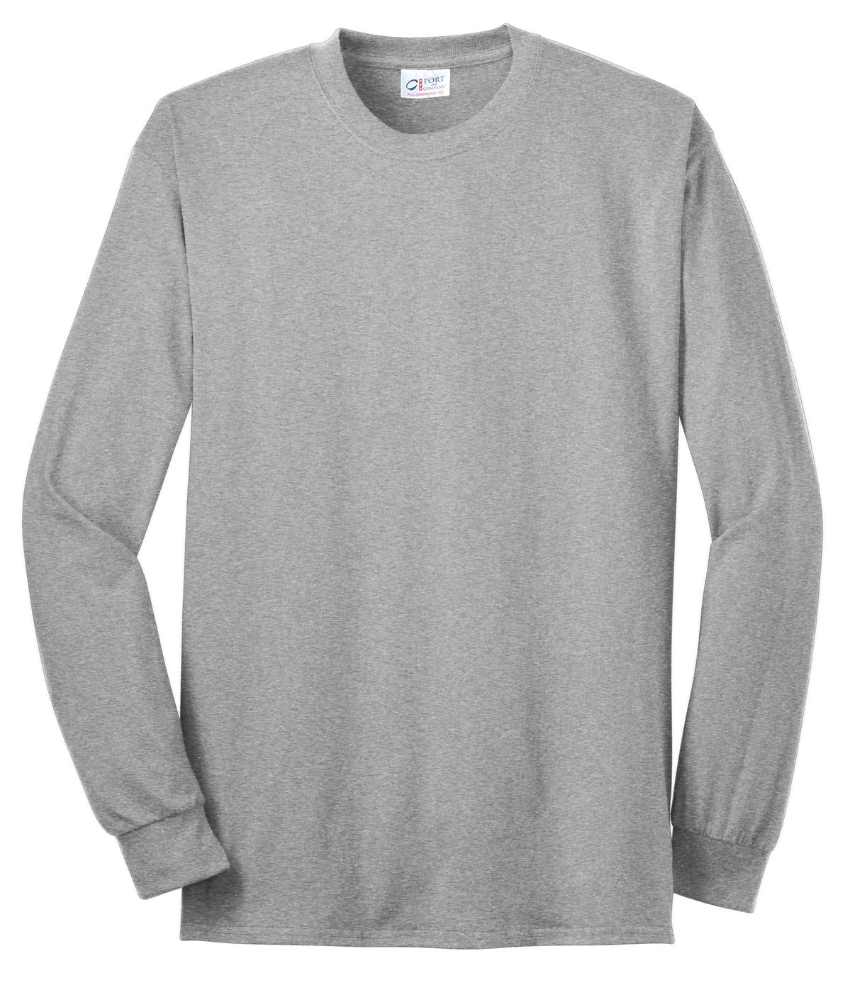 Port & Company - Adult Long Sleeve All-American Tee Mens Apparel Shirts & Tops