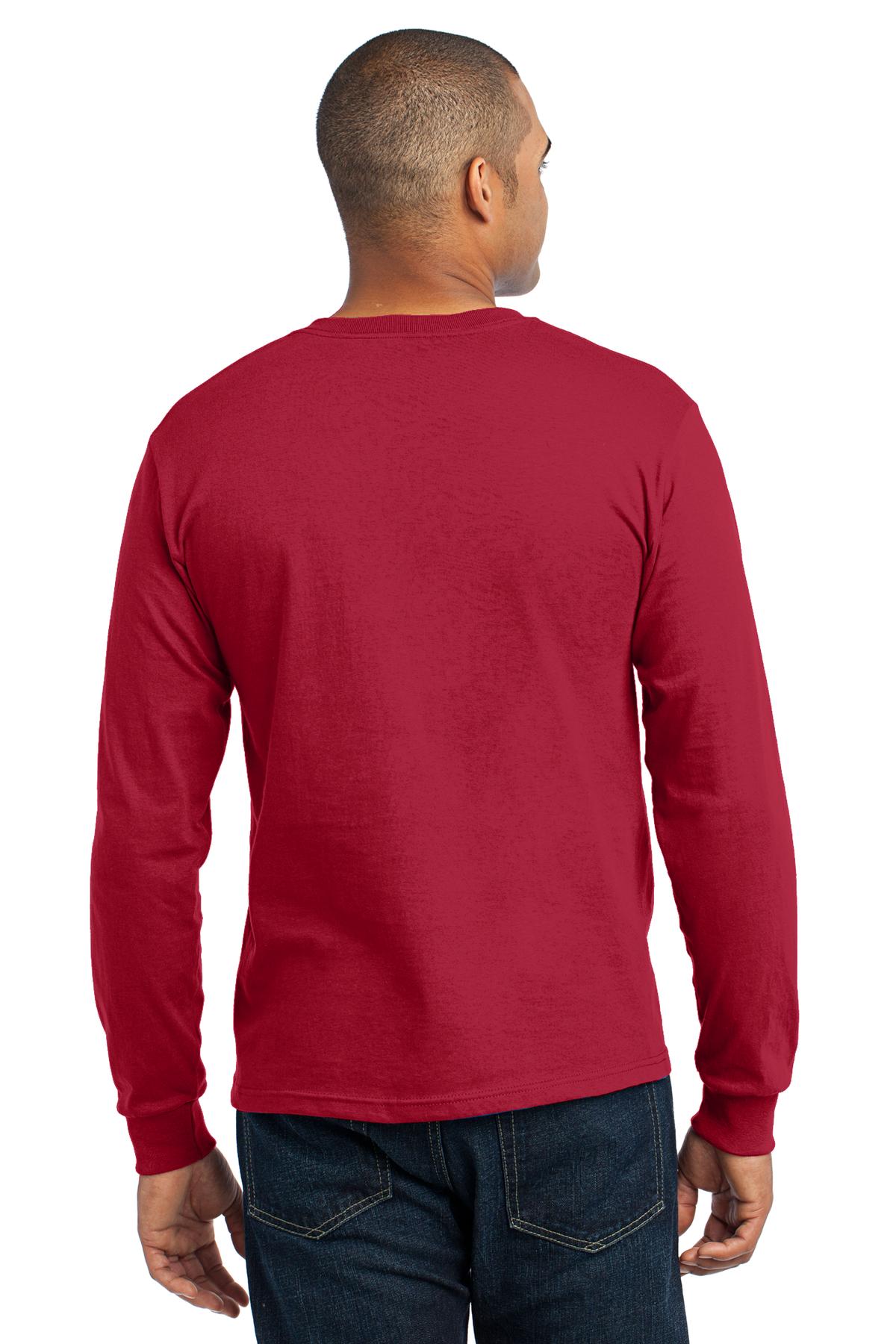 Port & Company - Adult Long Sleeve All-American Tee Mens Apparel Shirts & Tops