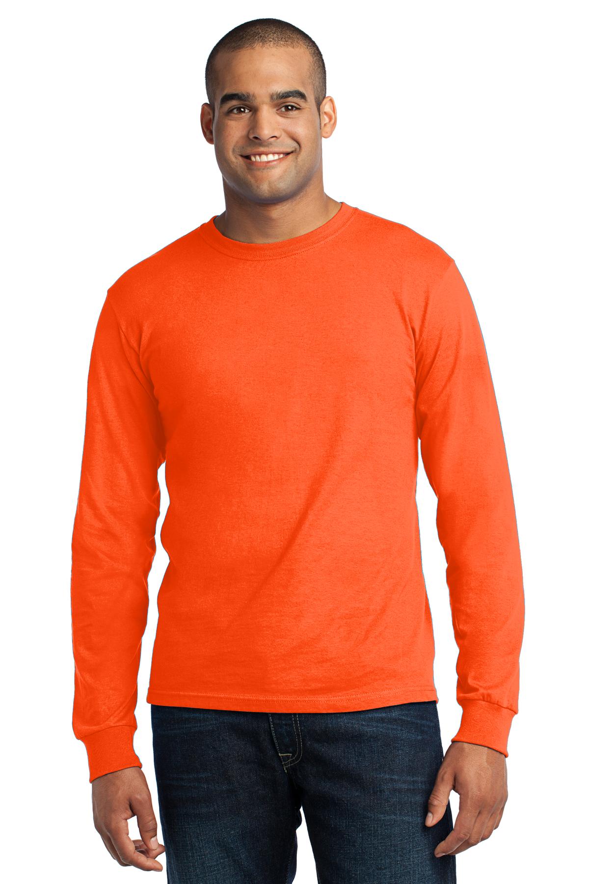 Port & Company - Adult Long Sleeve All-American Tee Mens Apparel Shirts & Tops