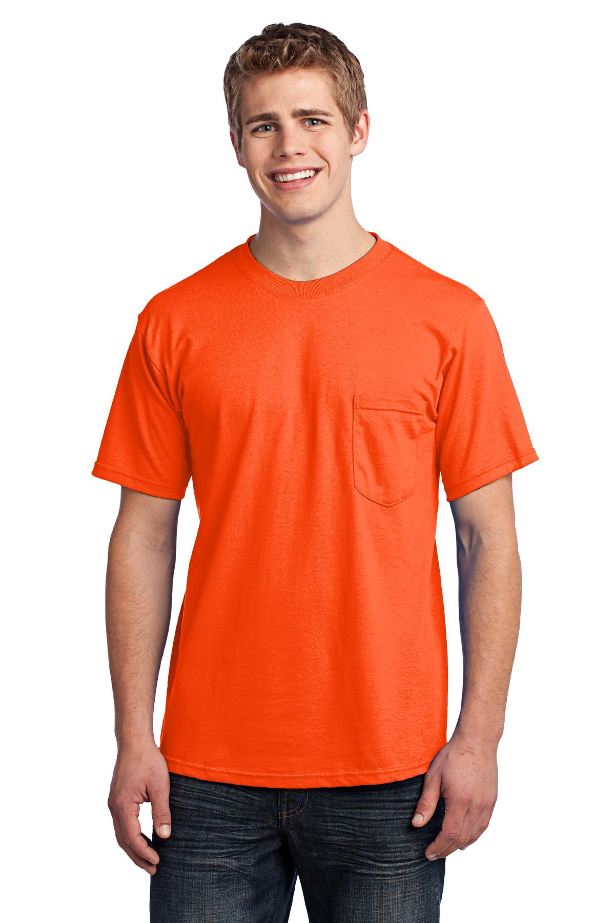 Port & Company - Men's All-American Pocket Tee Mens Apparel Shirts & Tops
