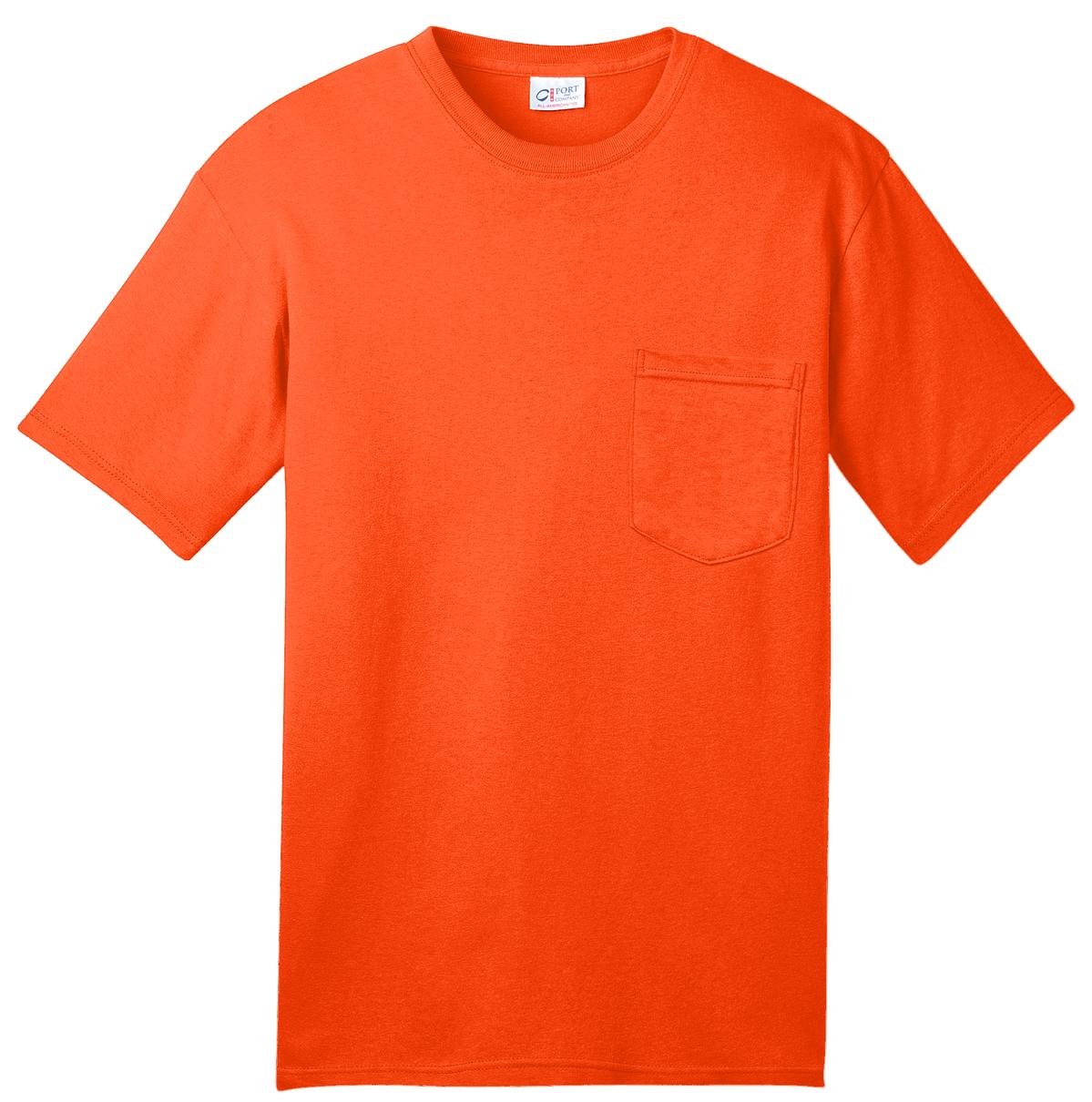 Port & Company - Men's All-American Pocket Tee Mens Apparel Shirts & Tops