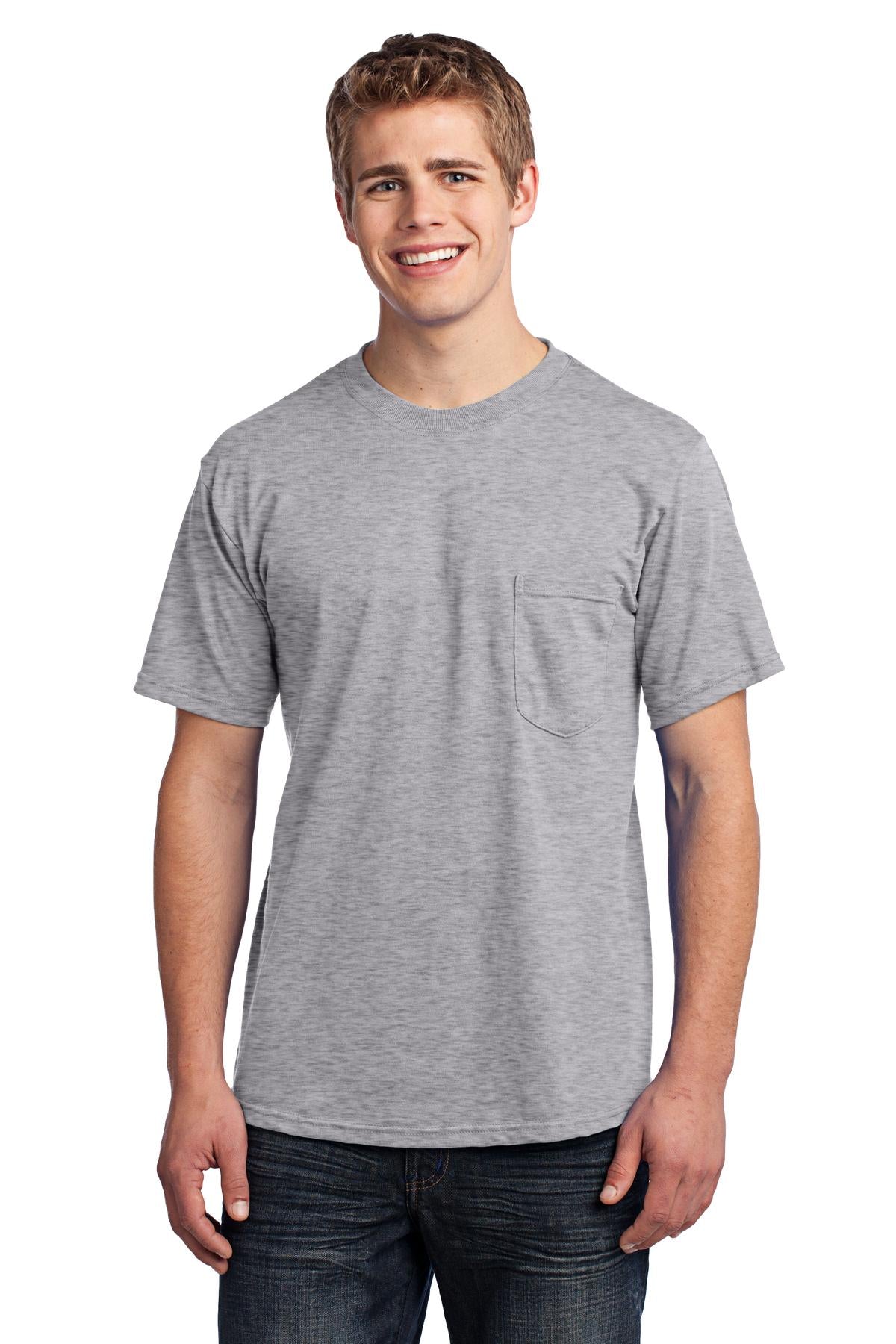 Port & Company - Men's All-American Pocket Tee Mens Apparel Shirts & Tops