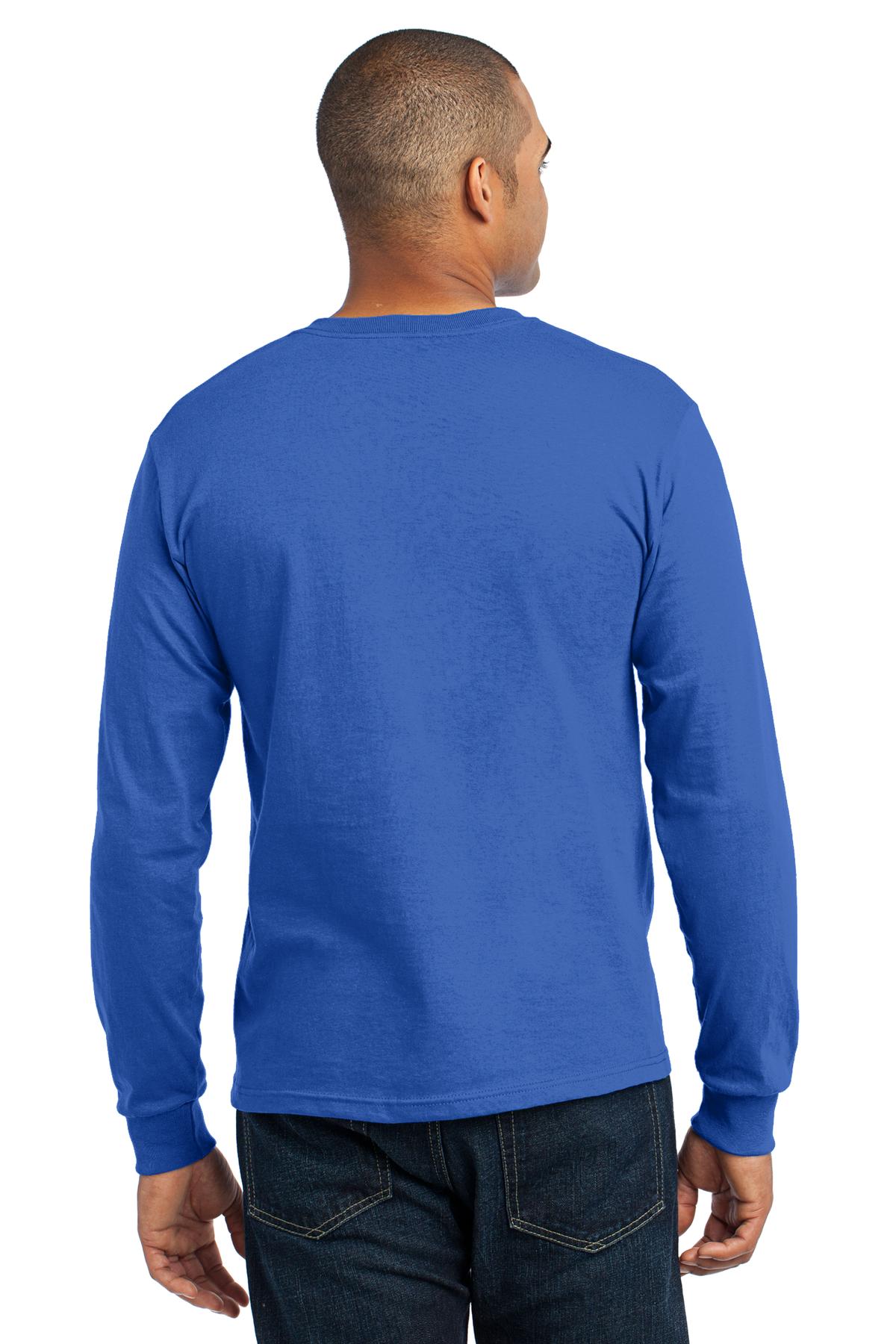 Port & Company - Adult Long Sleeve All-American Tee Mens Apparel Shirts & Tops