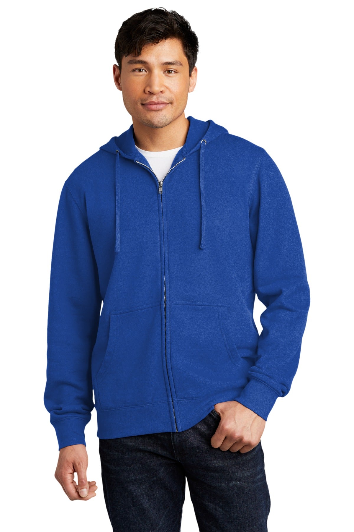 District V.I.T.Fleece Full-Zip Hoodie DT6102 Mens Apparel Sweatshirts & Fleece
