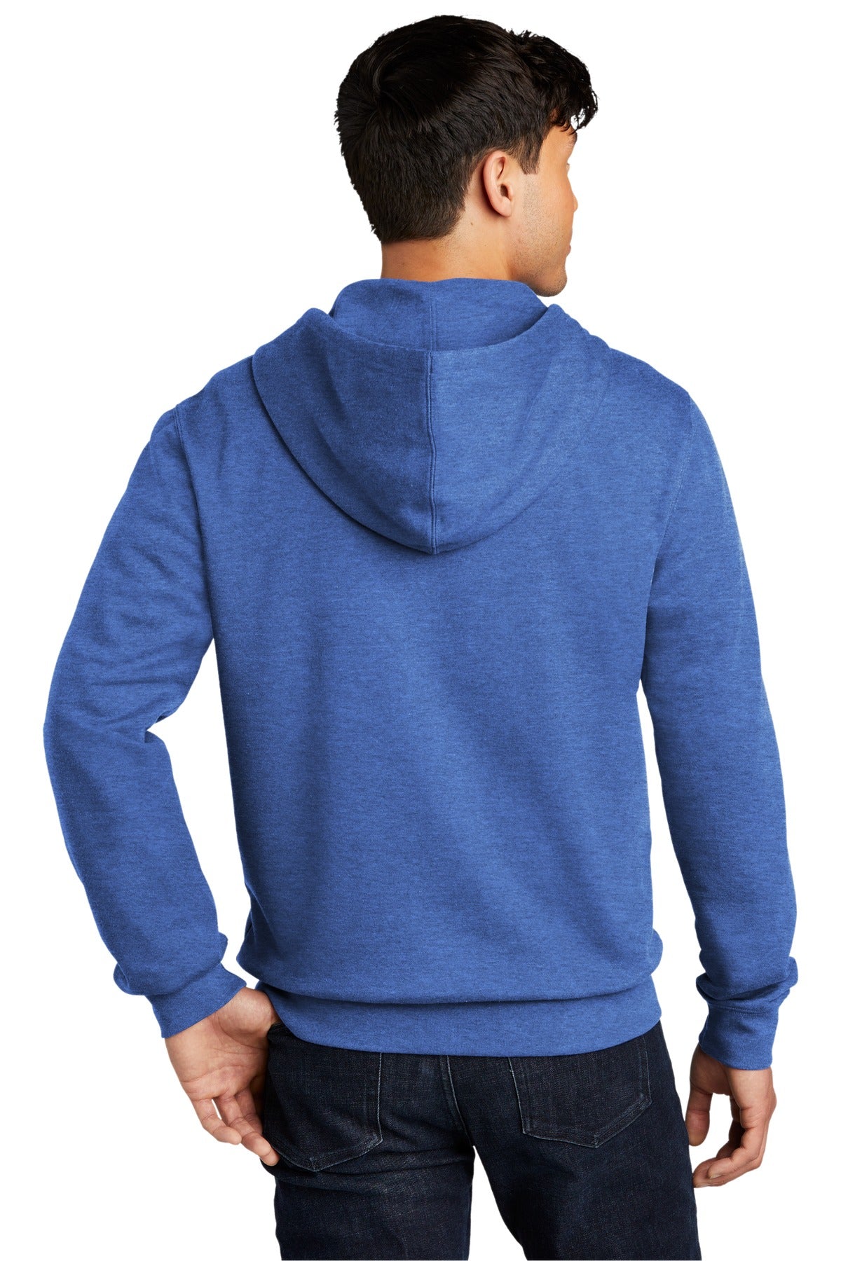 District Men's V.I.T.Fleece Full-Zip Hoodie DT6102 1 of 2 Mens Apparel Sweatshirts & Fleece