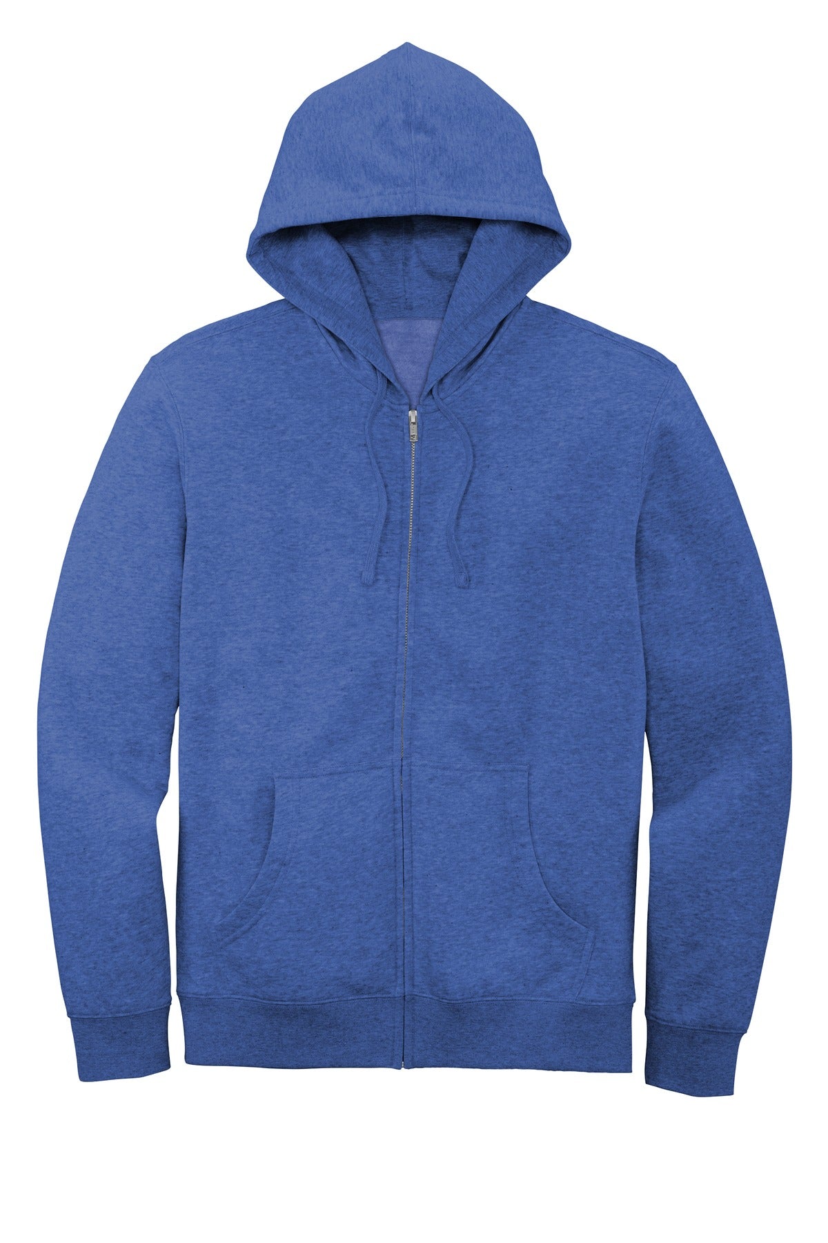 District Men's V.I.T.Fleece Full-Zip Hoodie DT6102 1 of 2 Mens Apparel Sweatshirts & Fleece