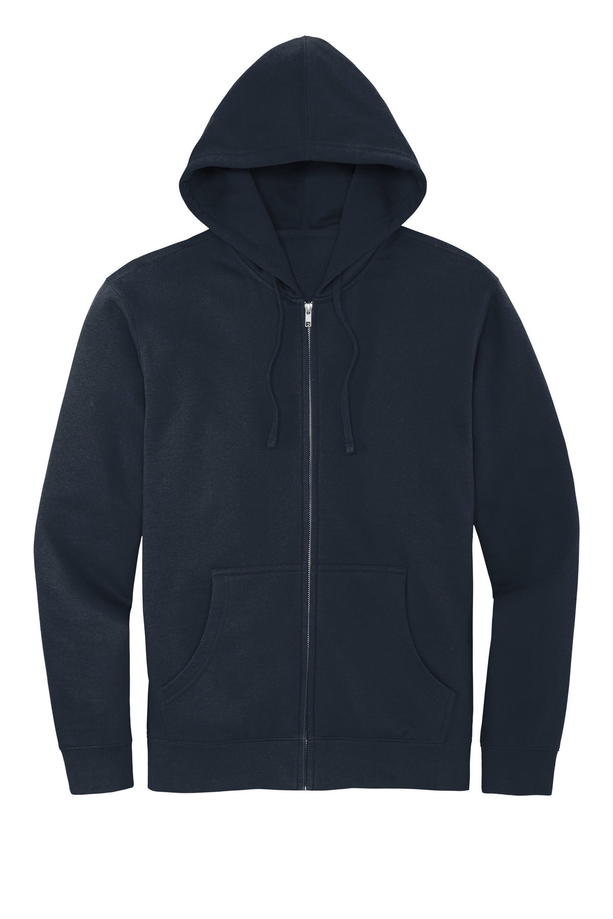 District Men's V.I.T.Fleece Full-Zip Hoodie DT6102 1 of 2 Mens Apparel Sweatshirts & Fleece