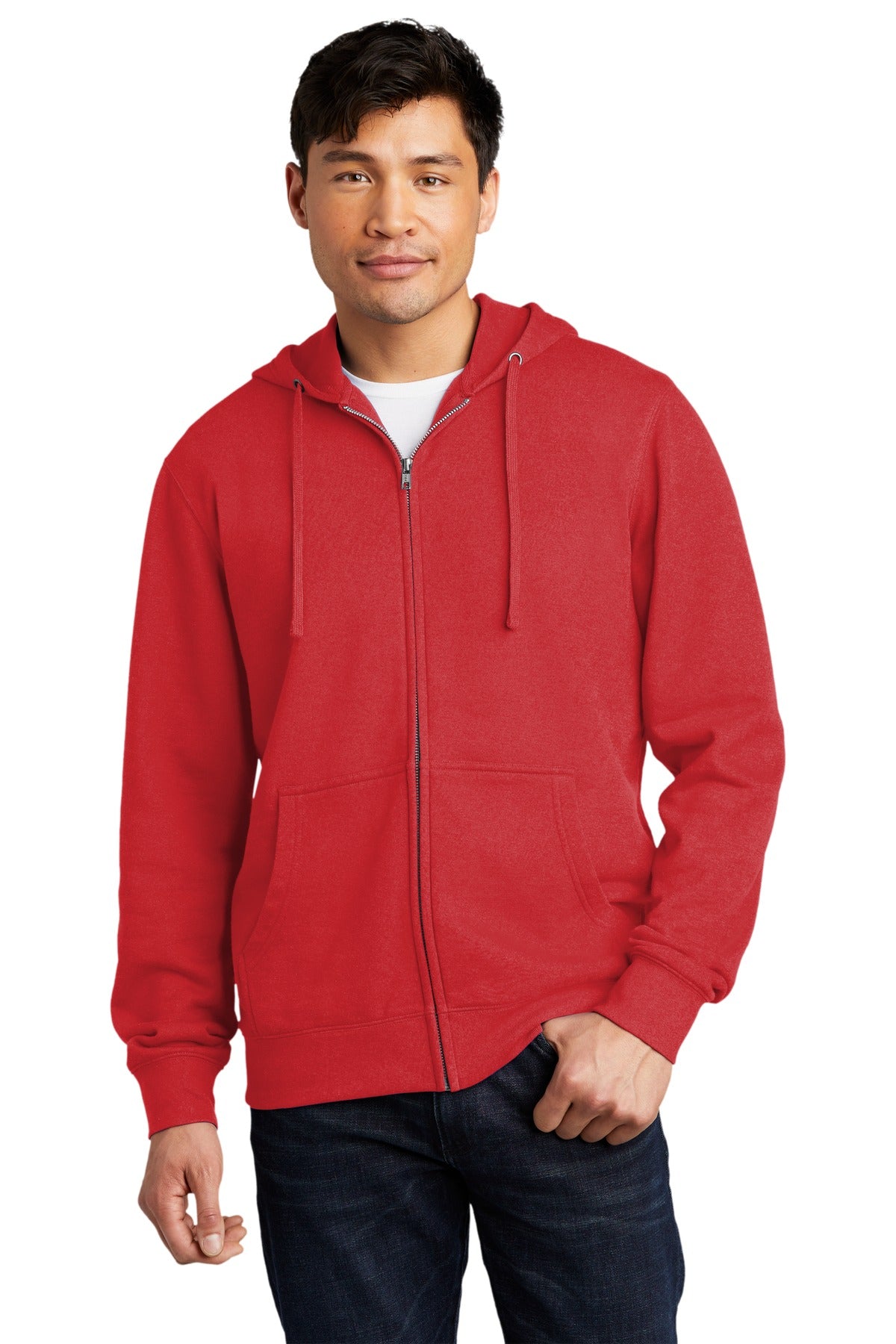 District V.I.T.Fleece Full-Zip Hoodie DT6102 Mens Apparel Sweatshirts & Fleece