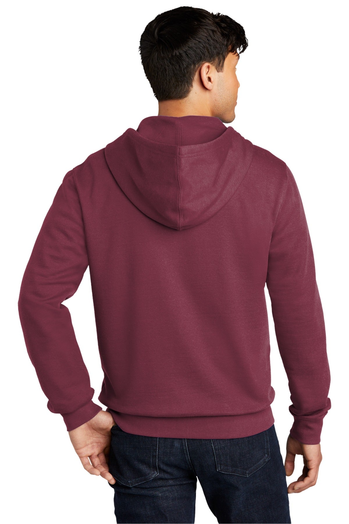District Men's V.I.T.Fleece Full-Zip Hoodie DT6102 1 of 2 Mens Apparel Sweatshirts & Fleece