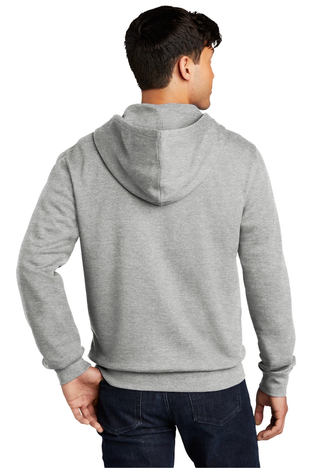 District Men's V.I.T.Fleece Full-Zip Hoodie DT6102 1 of 2 Mens Apparel Sweatshirts & Fleece