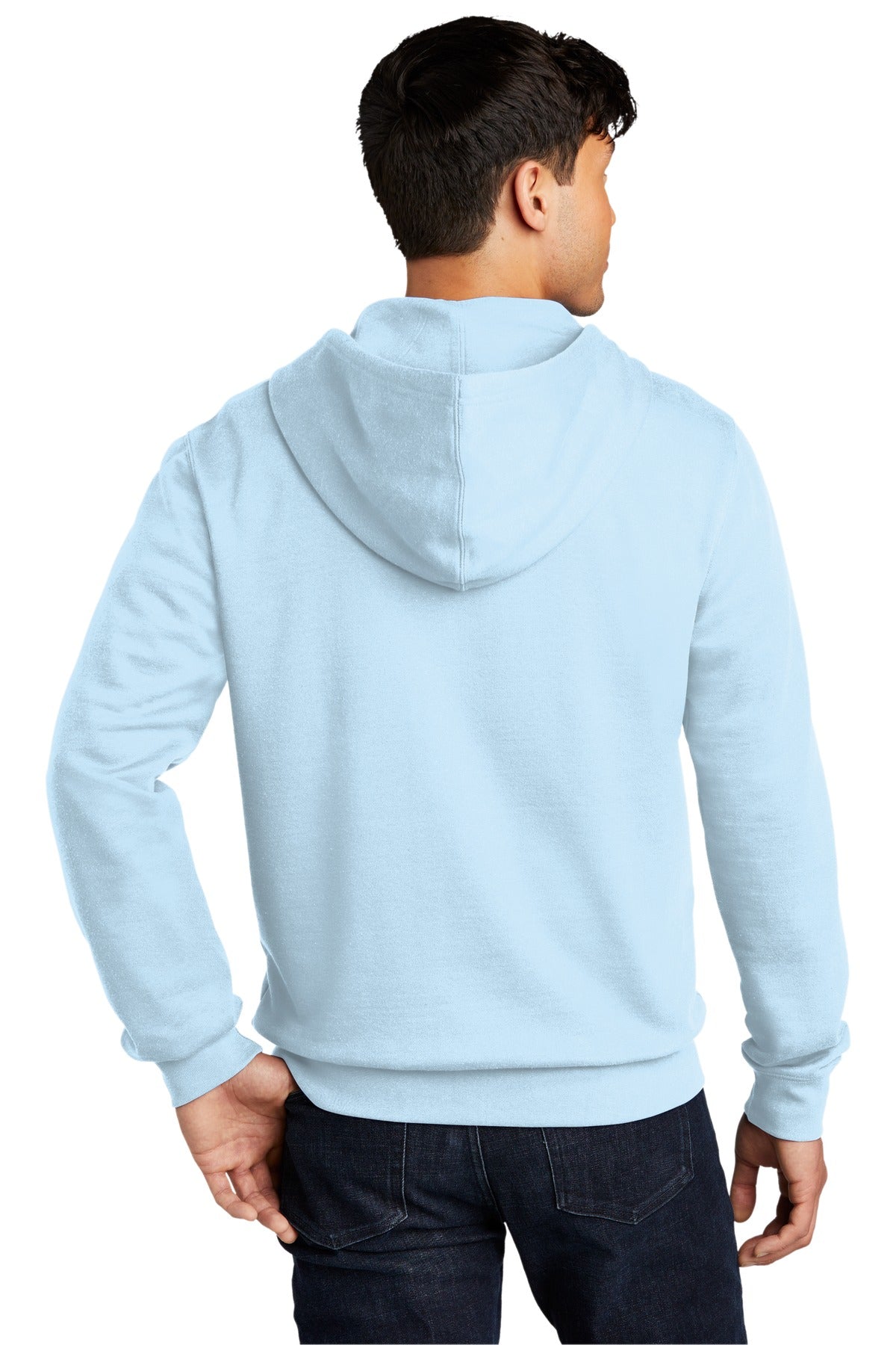 District Men's V.I.T.Fleece Full-Zip Hoodie DT6102 1 of 2 Mens Apparel Sweatshirts & Fleece