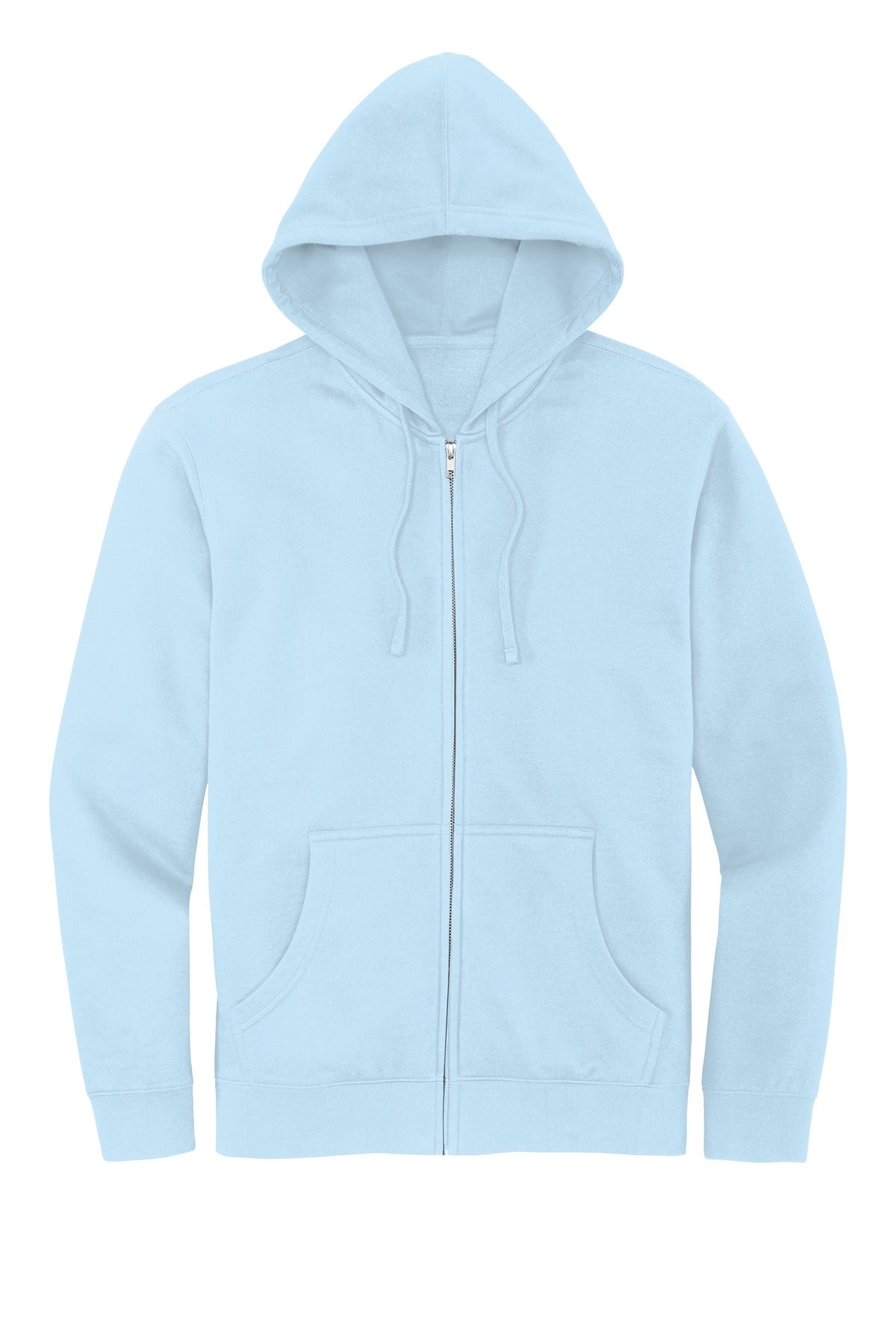 District Men's V.I.T.Fleece Full-Zip Hoodie DT6102 1 of 2 Mens Apparel Sweatshirts & Fleece