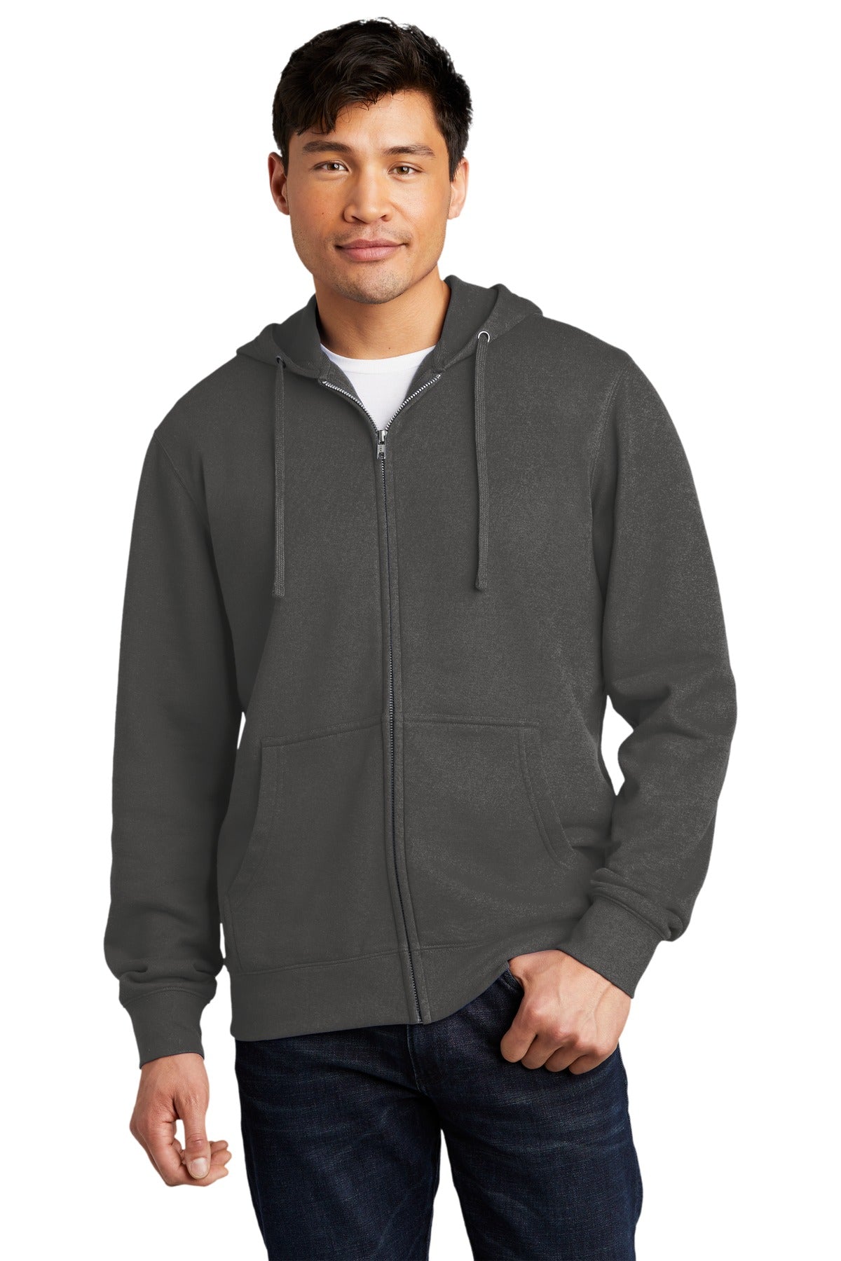 District V.I.T.Fleece Full-Zip Hoodie DT6102 Mens Apparel Sweatshirts & Fleece