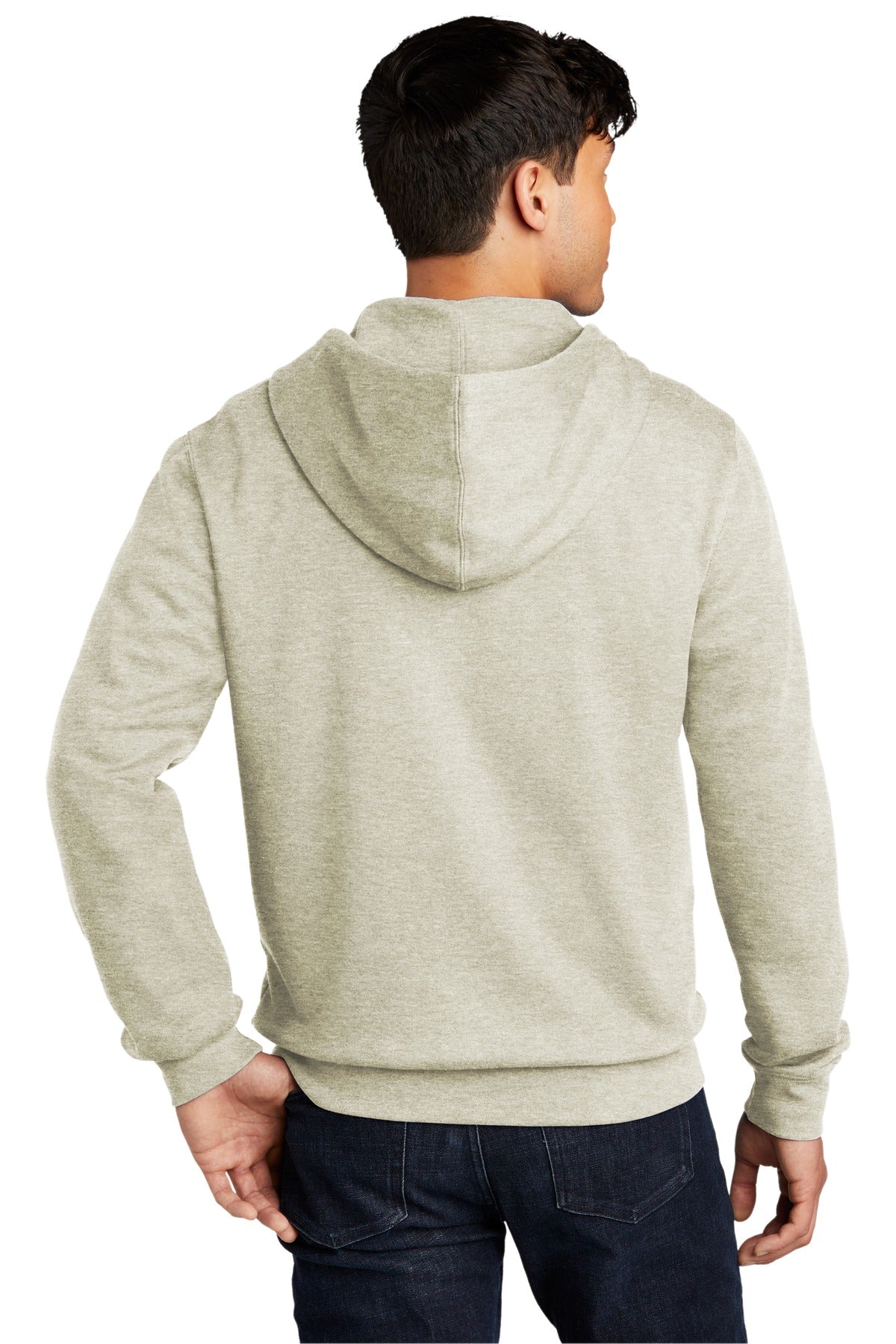District Men's V.I.T.Fleece Full-Zip Hoodie DT6102 1 of 2 Mens Apparel Sweatshirts & Fleece
