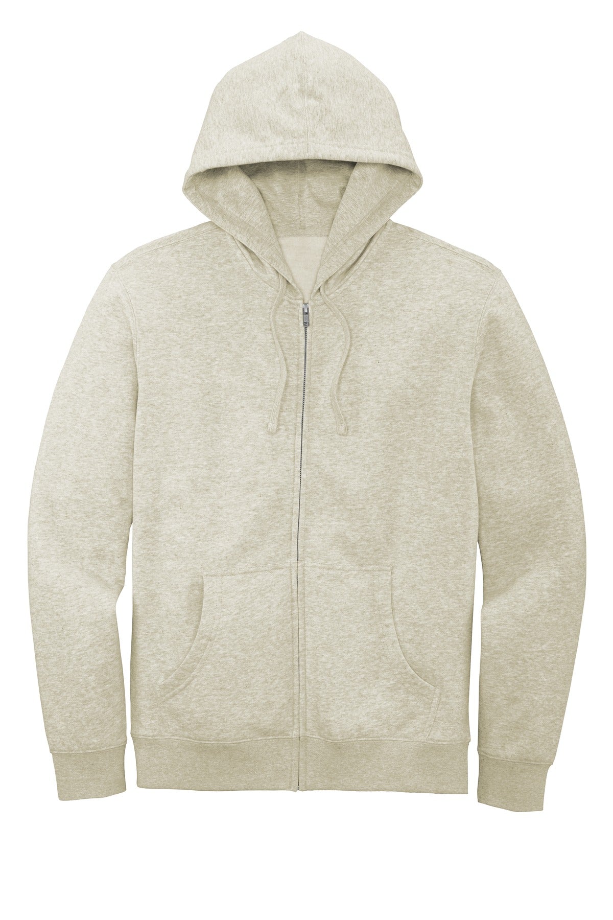 District Men's V.I.T.Fleece Full-Zip Hoodie DT6102 1 of 2 Mens Apparel Sweatshirts & Fleece