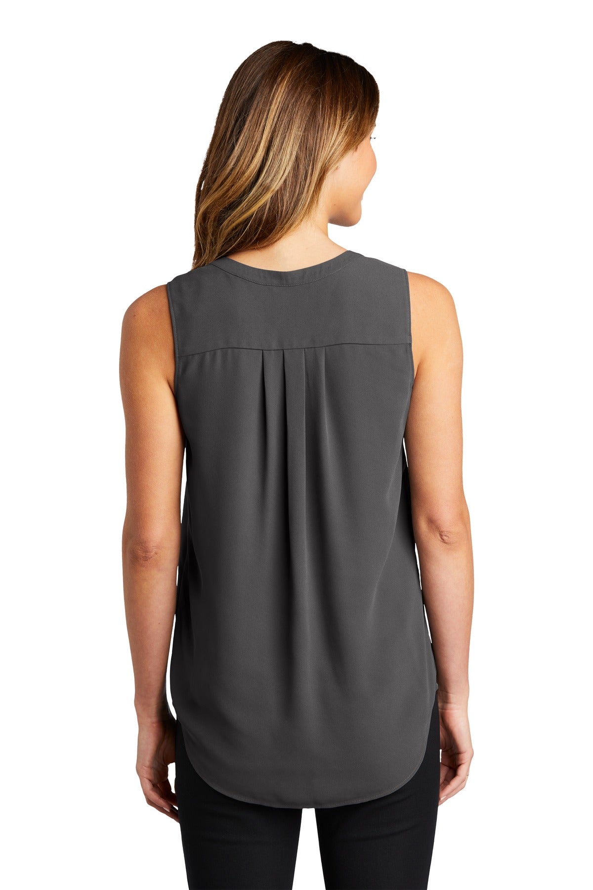 Port Authority Ladies Sleeveless Blouse. LW703 Womens Apparel Shirts & Tops