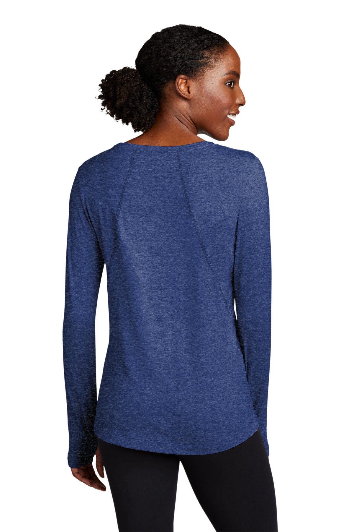Sport-Tek Women's Exchange 1.5 Long Sleeve Crew LST710 Womens Apparel Shirts & Tops