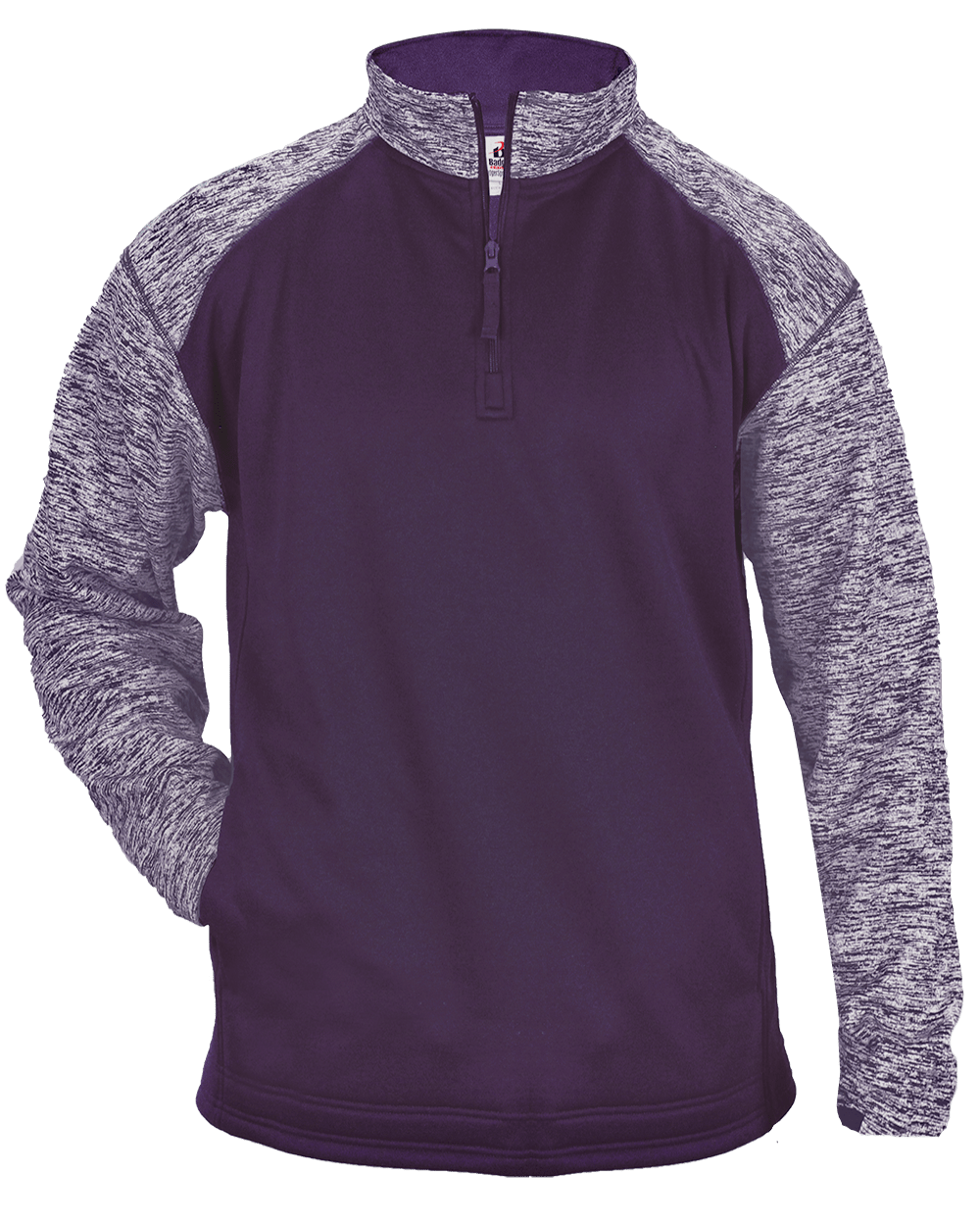 Badger Sport Men's Blend Sport Fleece 1/4 Zip Pullover Badger