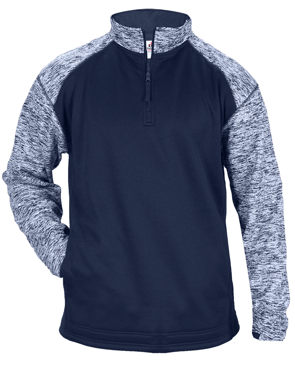 Badger Sport Men's Blend Sport Fleece 1/4 Zip Pullover Badger