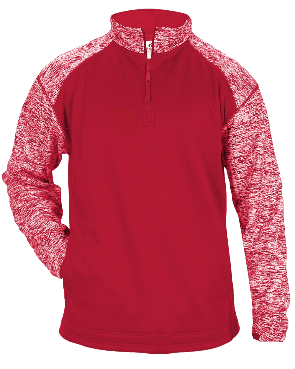 Badger Sport Men's Blend Sport Fleece 1/4 Zip Pullover Badger