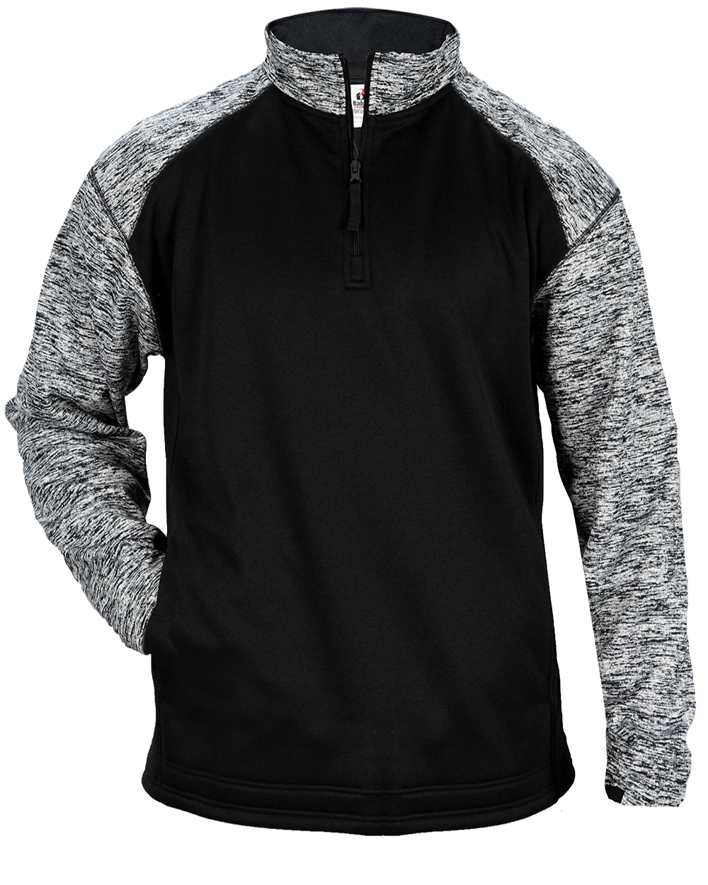 Badger Sport Men's Blend Sport Fleece 1/4 Zip Pullover Badger