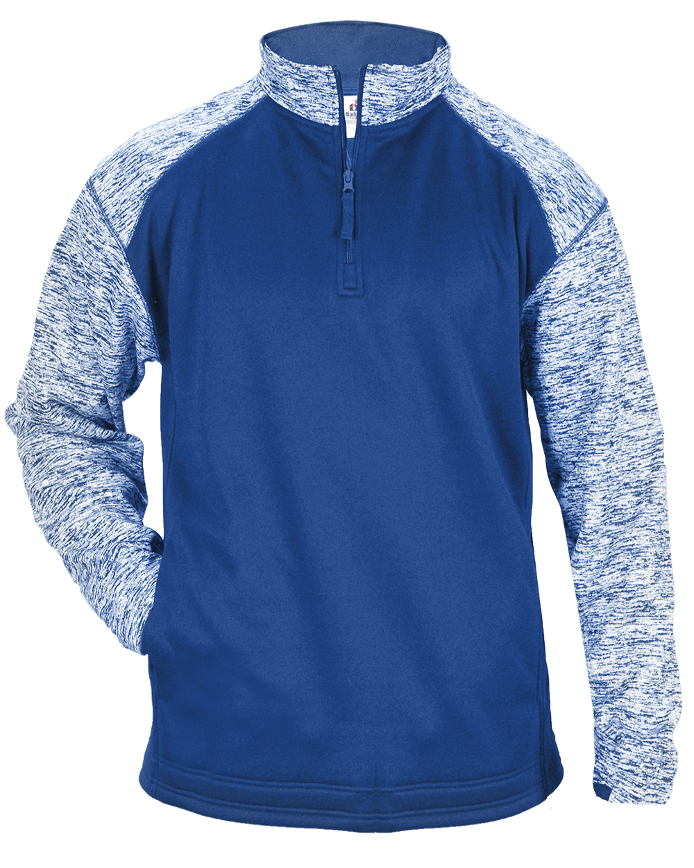Badger Sport Men's Blend Sport Fleece 1/4 Zip Pullover Badger