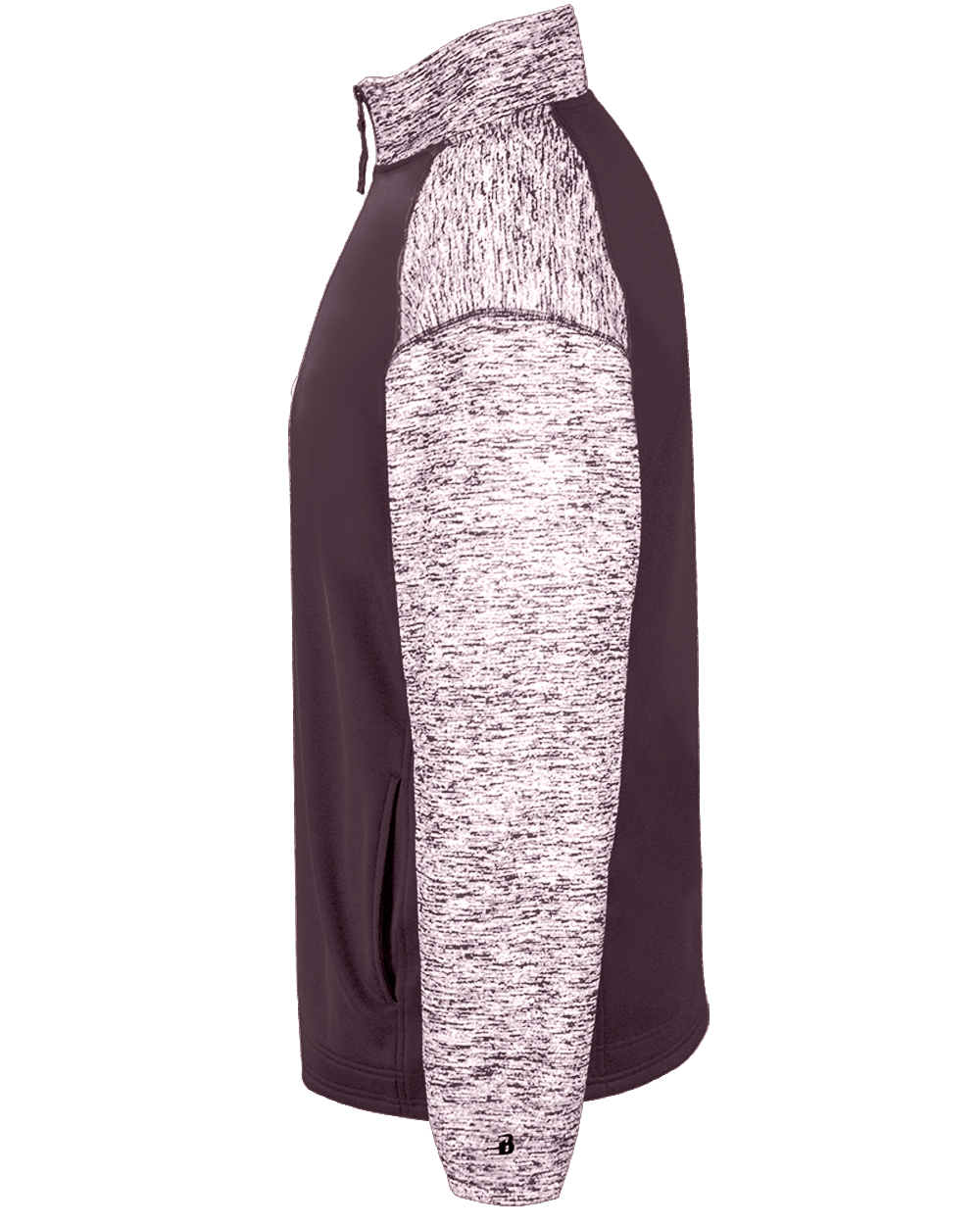 Badger Sport Men's Blend Sport Fleece 1/4 Zip Pullover Badger