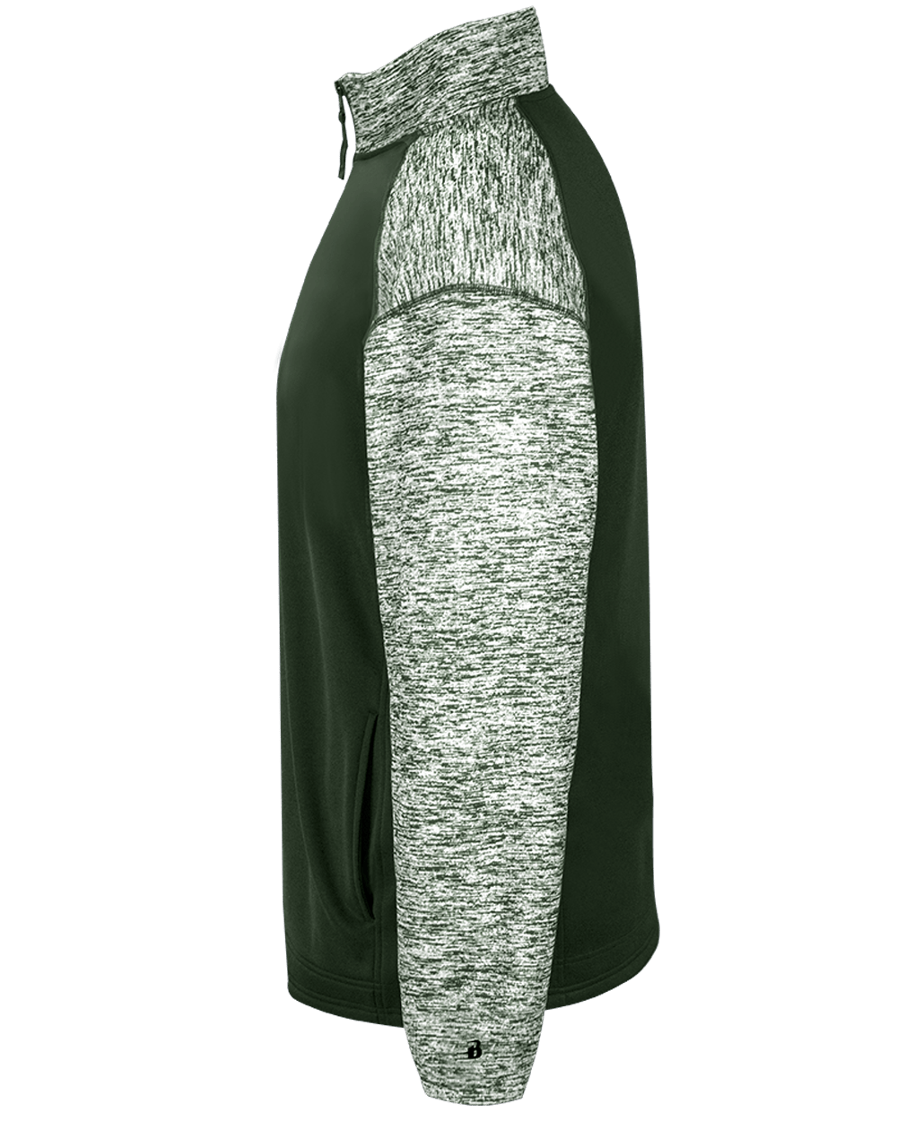 Badger Sport Men's Blend Sport Fleece 1/4 Zip Pullover Badger