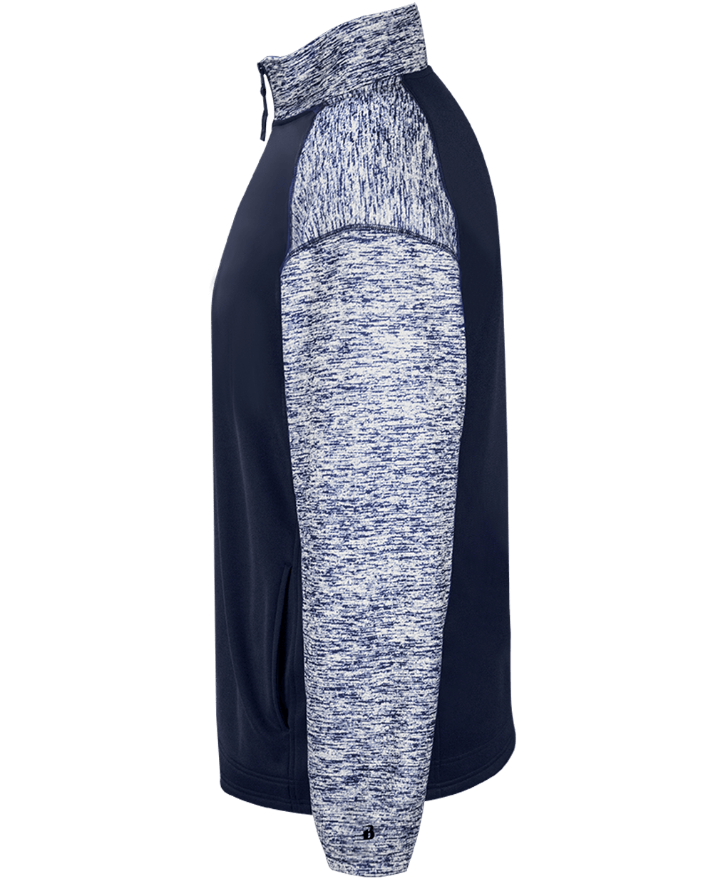 Badger Sport Men's Blend Sport Fleece 1/4 Zip Pullover Badger