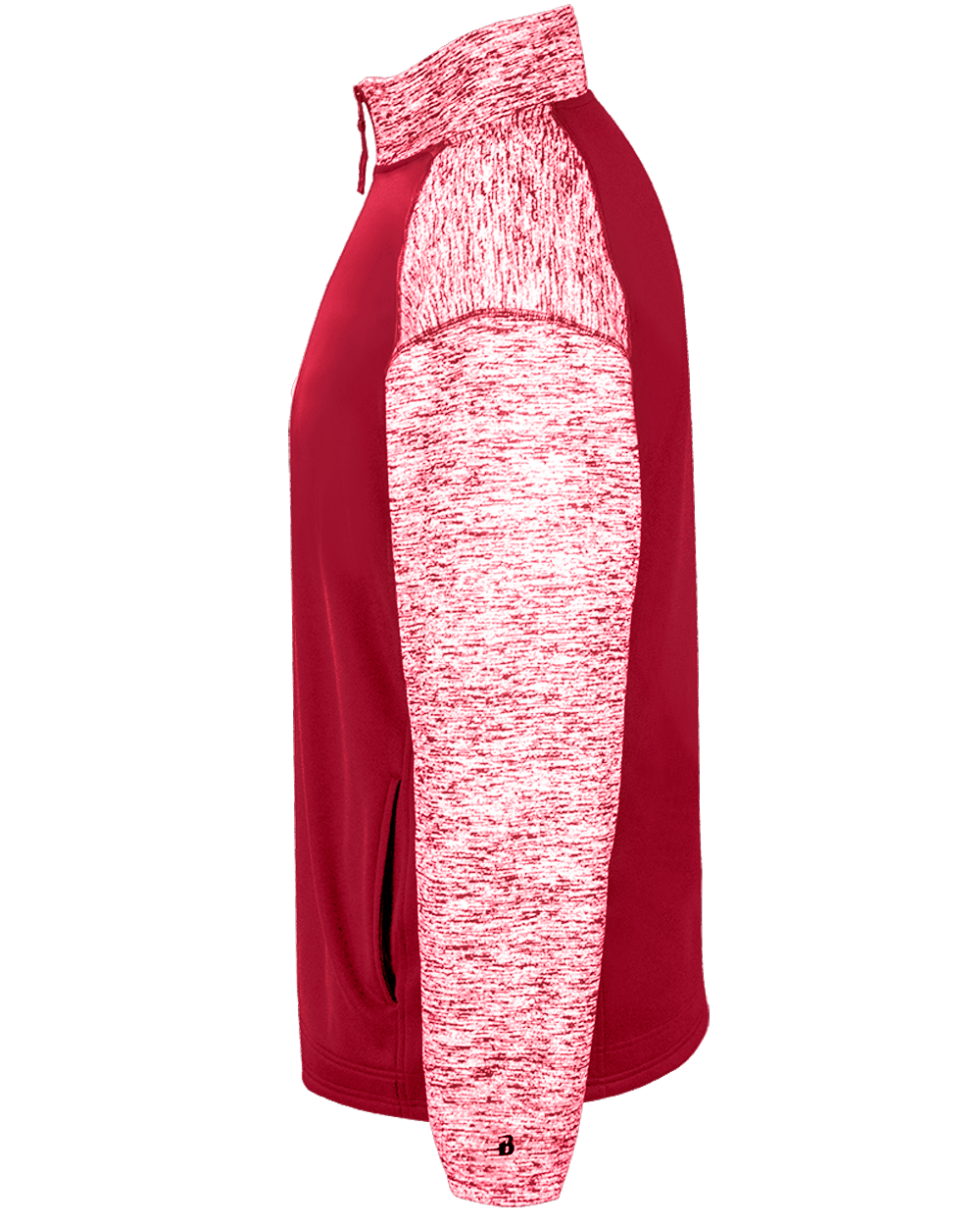 Badger Sport Men's Blend Sport Fleece 1/4 Zip Pullover Badger