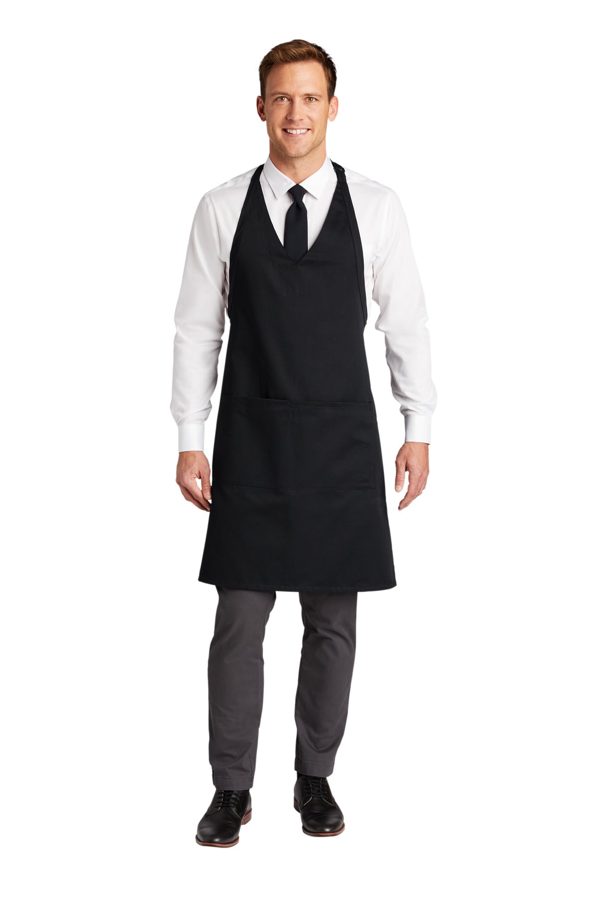 Port Authority Easy Care Tuxedo Apron with Stain Release. A704 Unisex Accessories Aprons