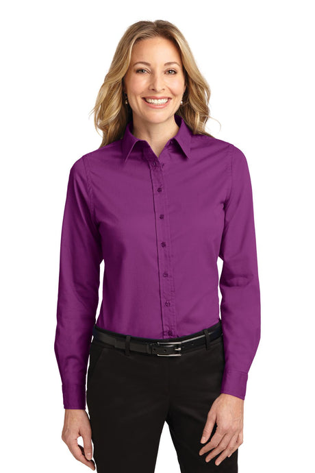 Port Authority Women's Long Sleeve Easy Care Shirt. L608 1 of 3 Womens Apparel Shirts & Tops