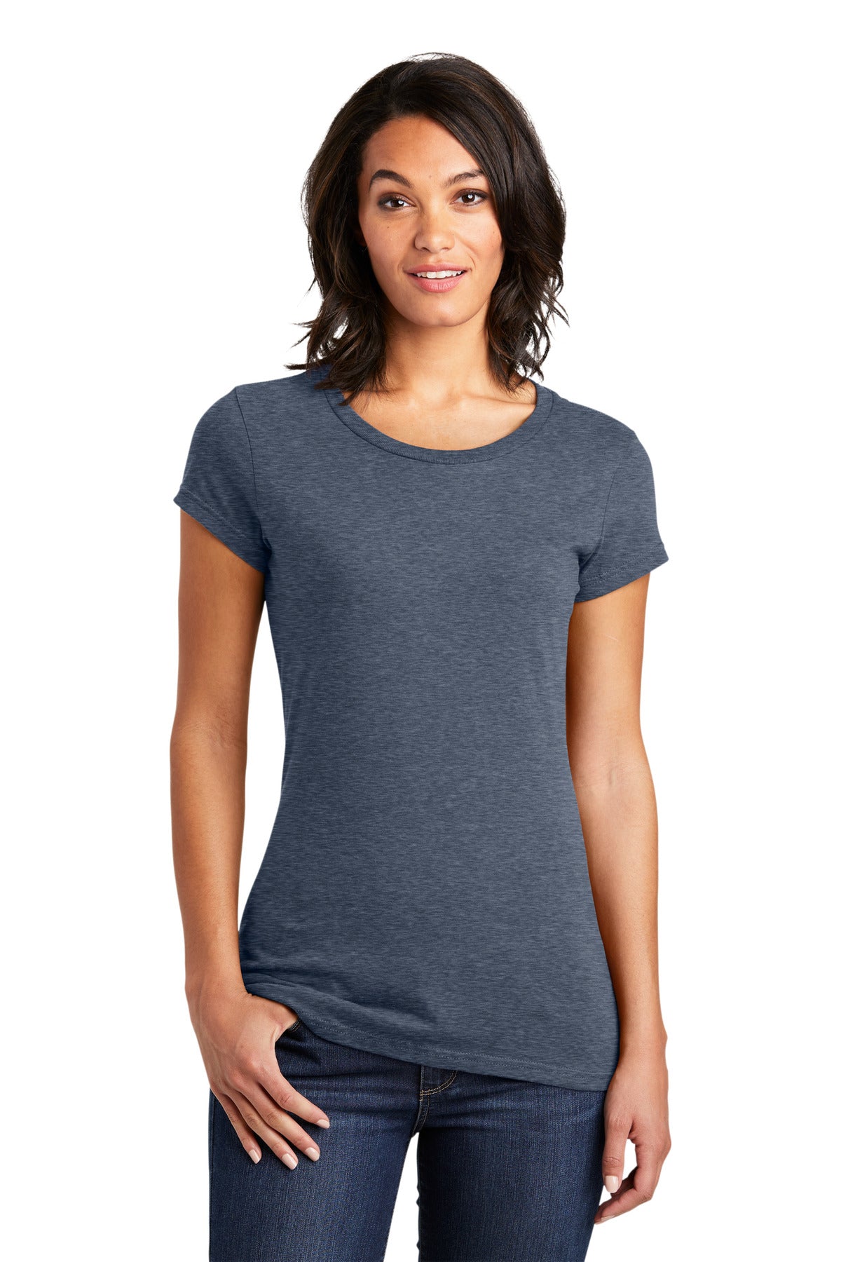 District Women's Fitted Very Important Tee. DT6001 2 of 3 Womens Apparel Shirts & Tops