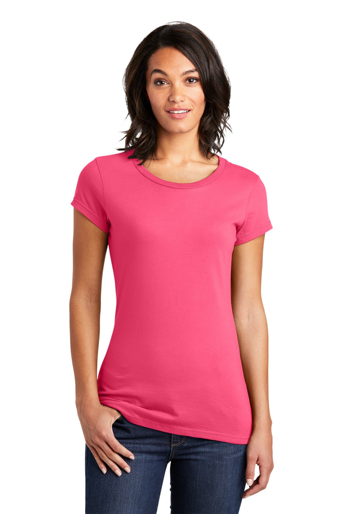 District Women's Fitted Very Important Tee. DT6001 Womens Apparel Shirts & Tops