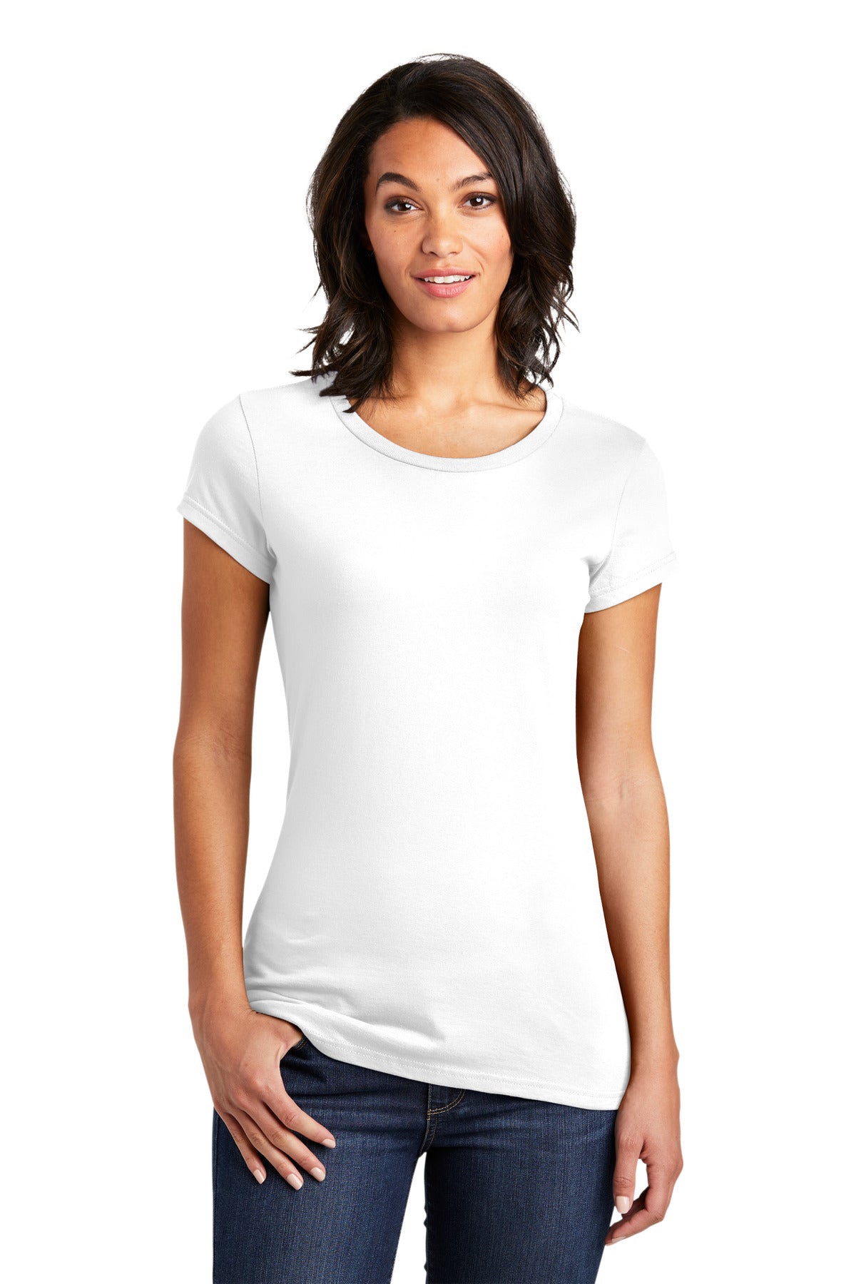 District Women's Fitted Very Important Tee. DT6001 Womens Apparel Shirts & Tops
