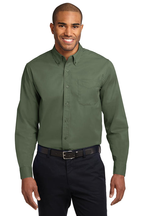 Port Authority Men's Long Sleeve Easy Care Shirt. S608 2 of 3 Mens Apparel Shirts & Tops