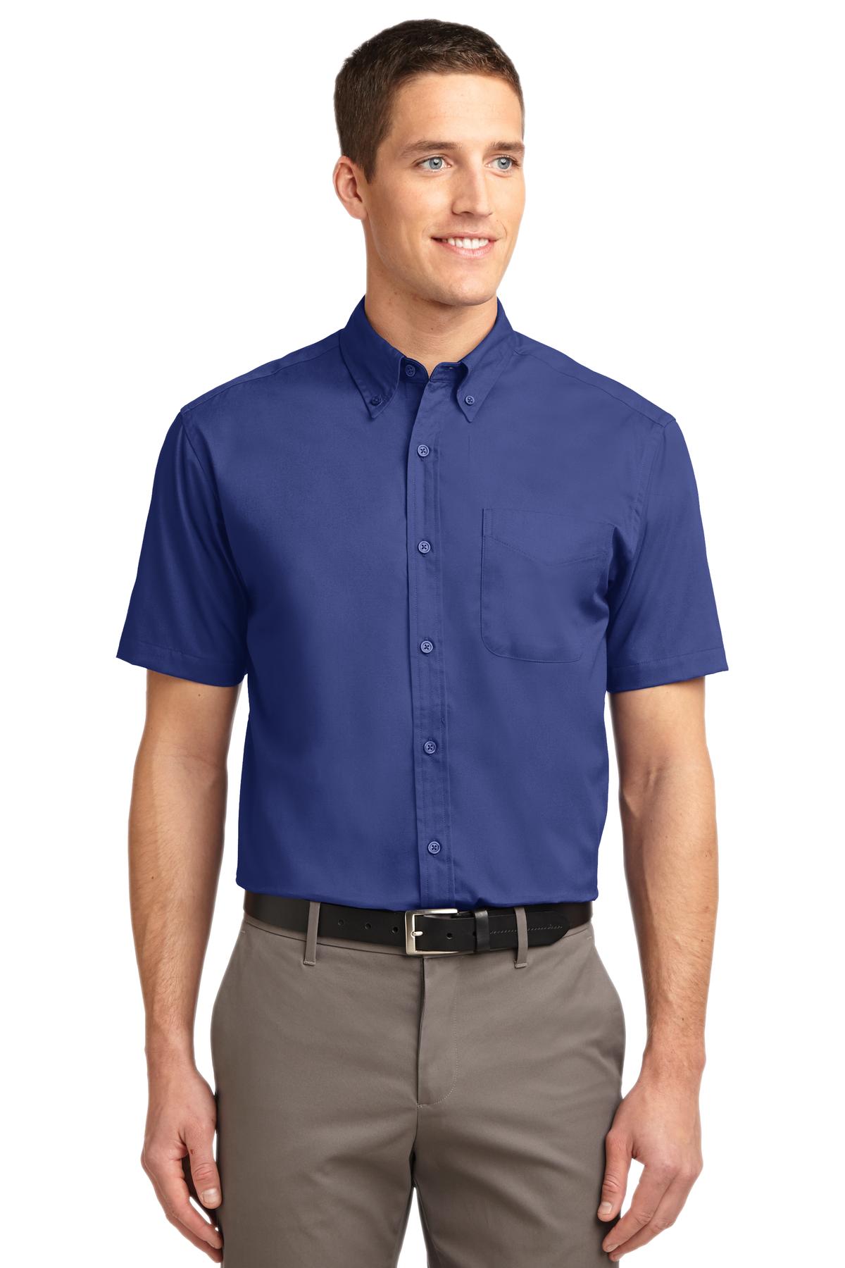 Port Authority Men's Short Sleeve Easy Care Shirt.  S508 2 of 3